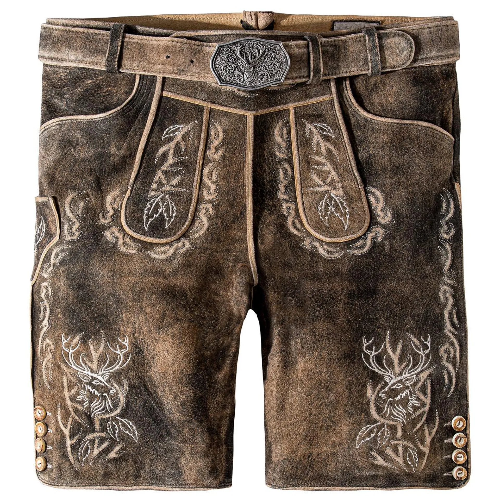 Herren Lederhose “Lee”, Braun