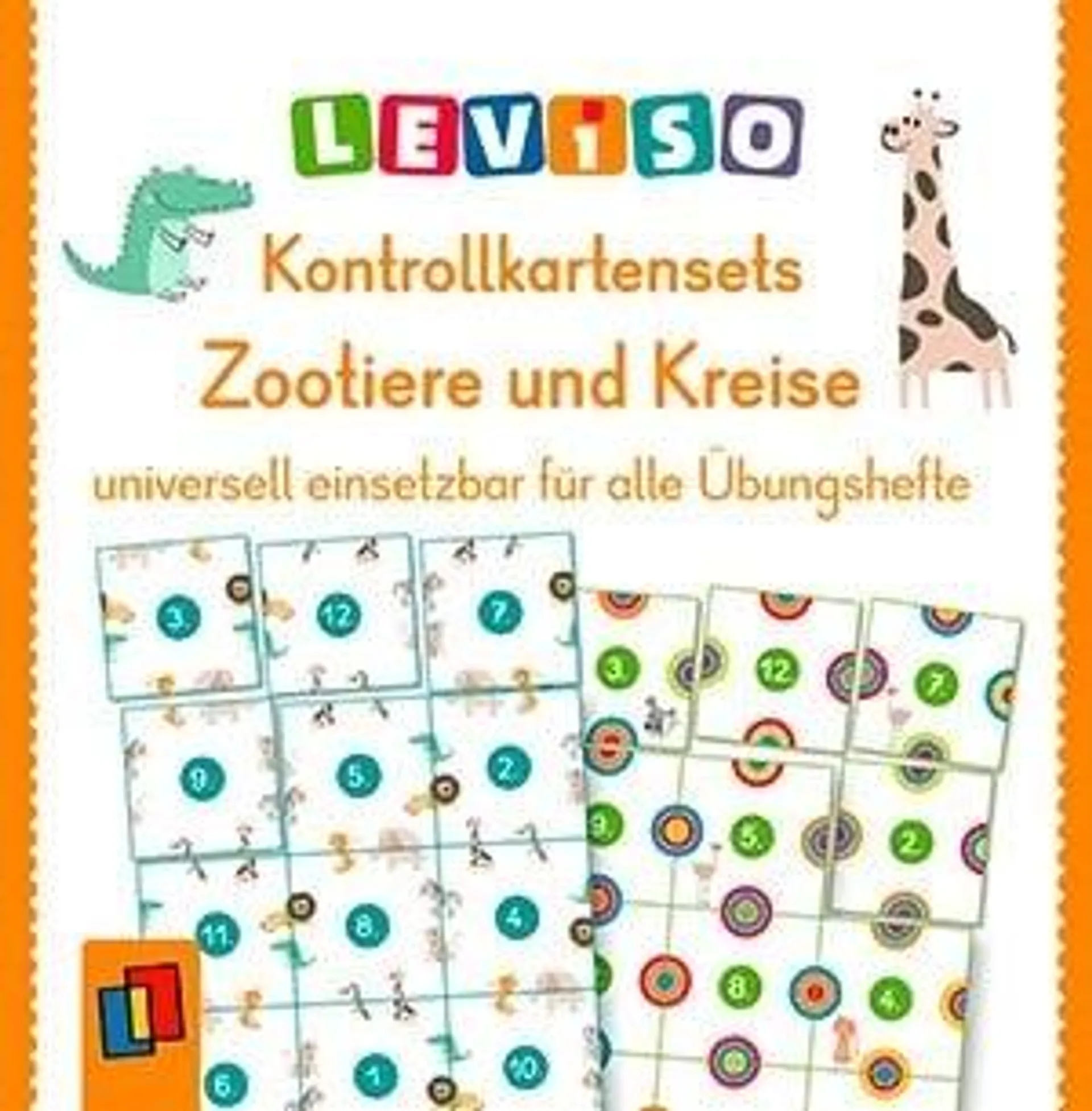 LEVISO. Kontrollkartensets - Zootiere und Kreise