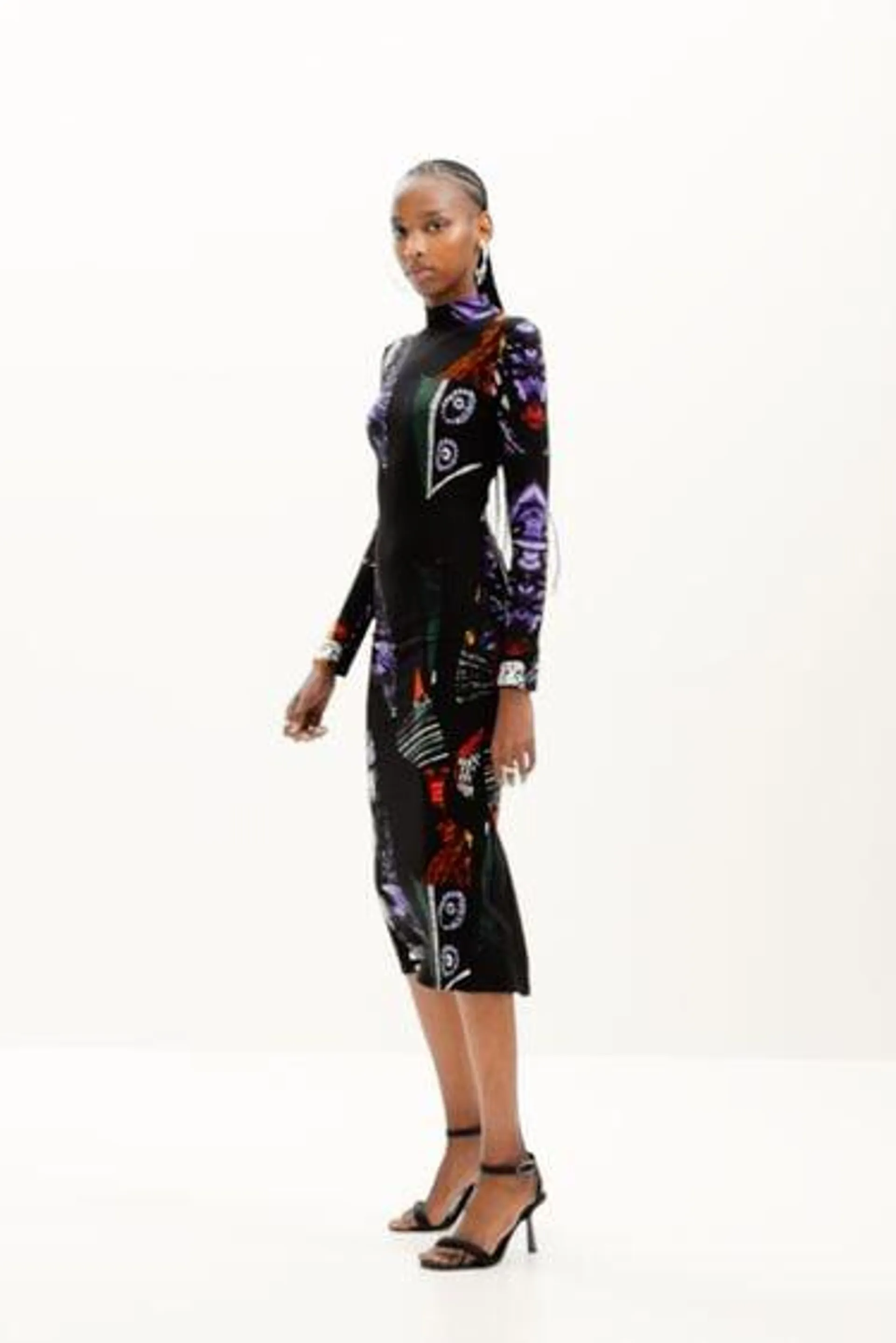 Robe midi arty M. Christian Lacroix