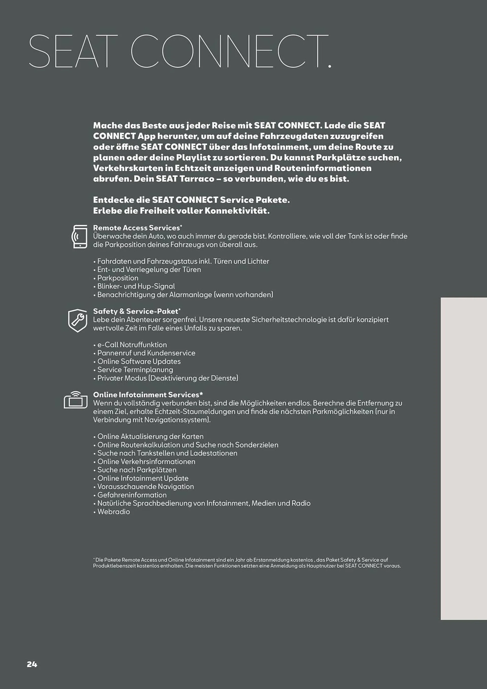 Seat Tarraco Flugblatt von 3. November bis 3. November 2024 - Flugblätt seite  24