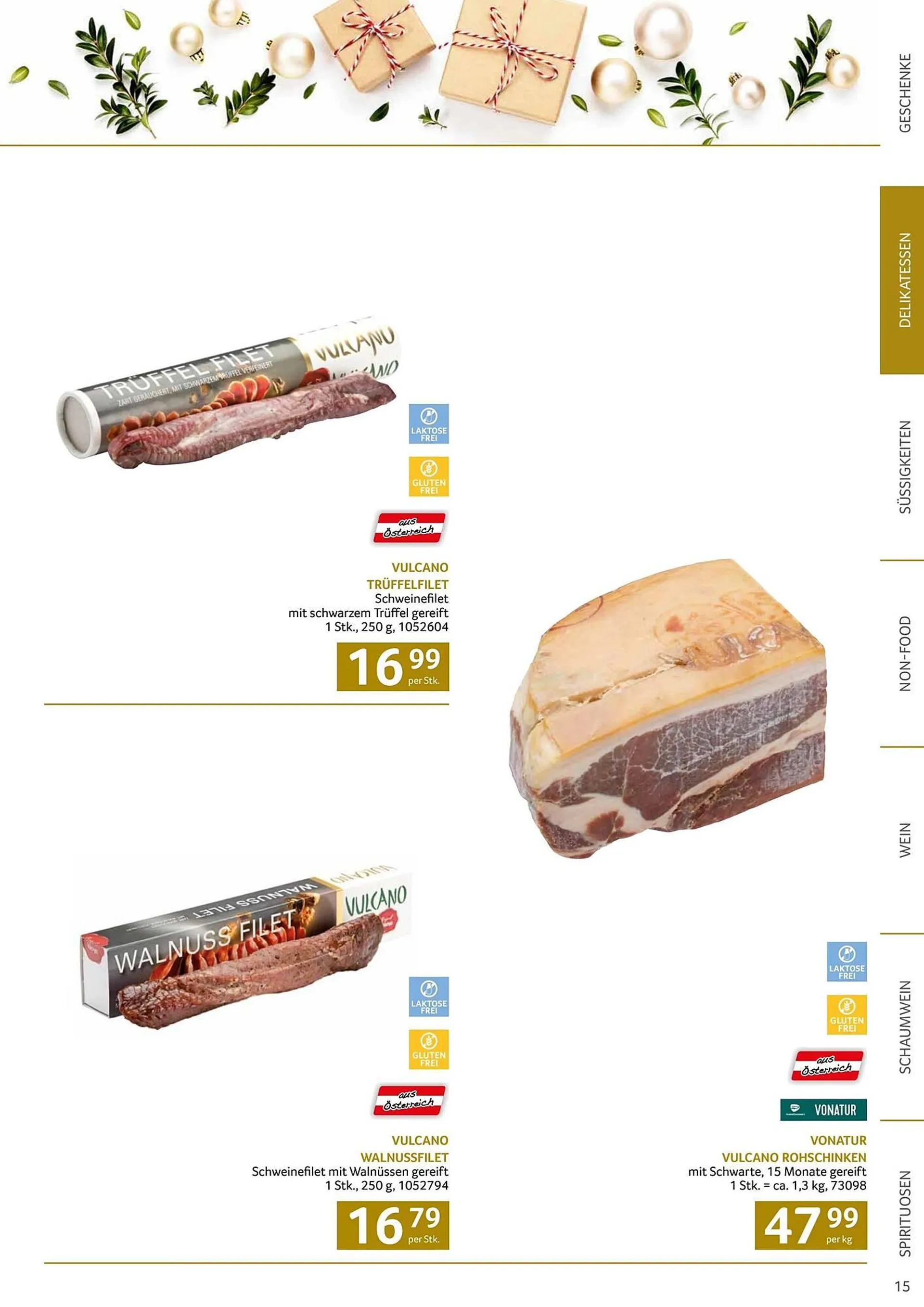 Transgourmet Flugblatt von 13. Oktober bis 25. Dezember 2024 - Flugblätt seite  15