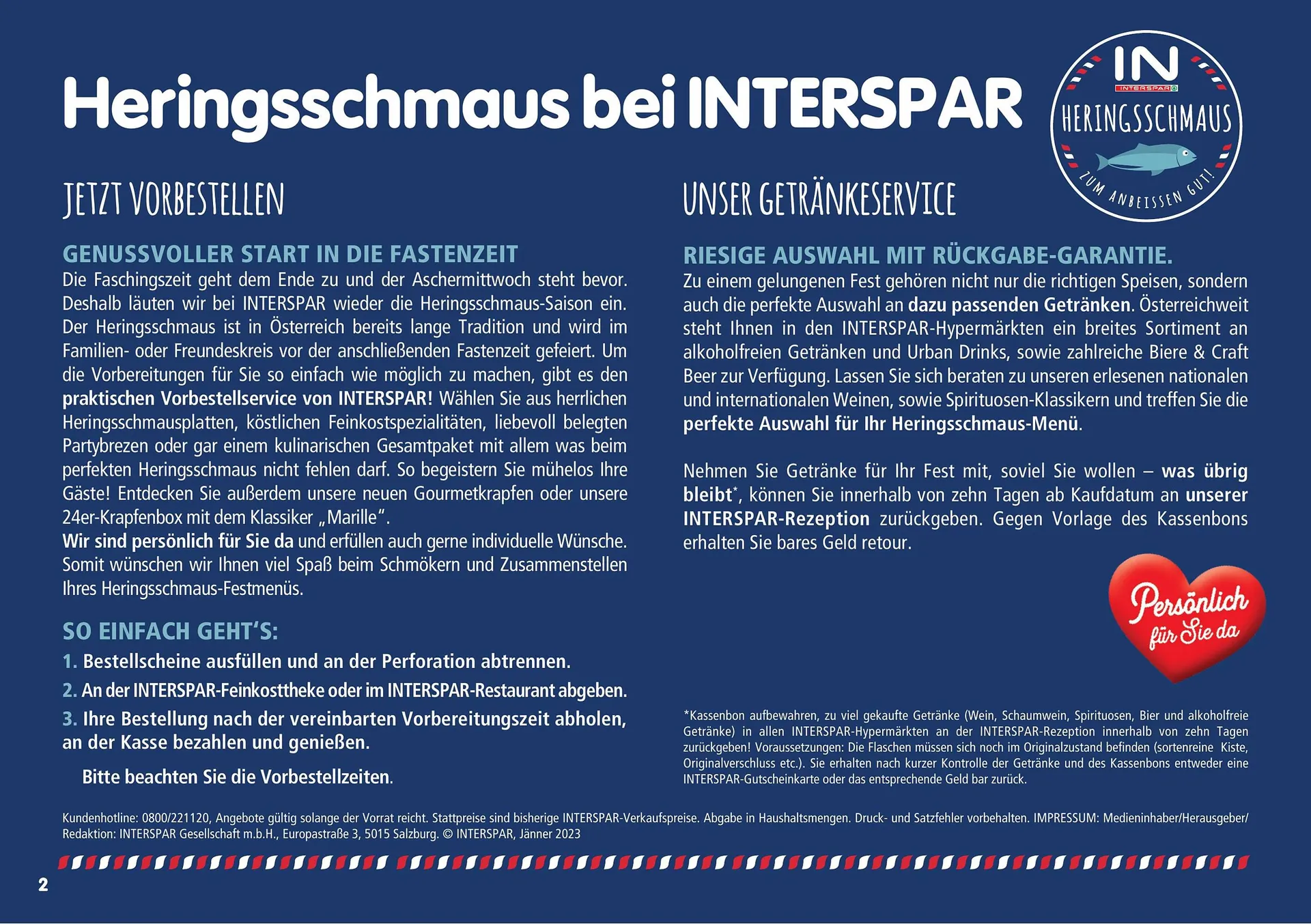 Interspar Restaurant Flugblatt - 2