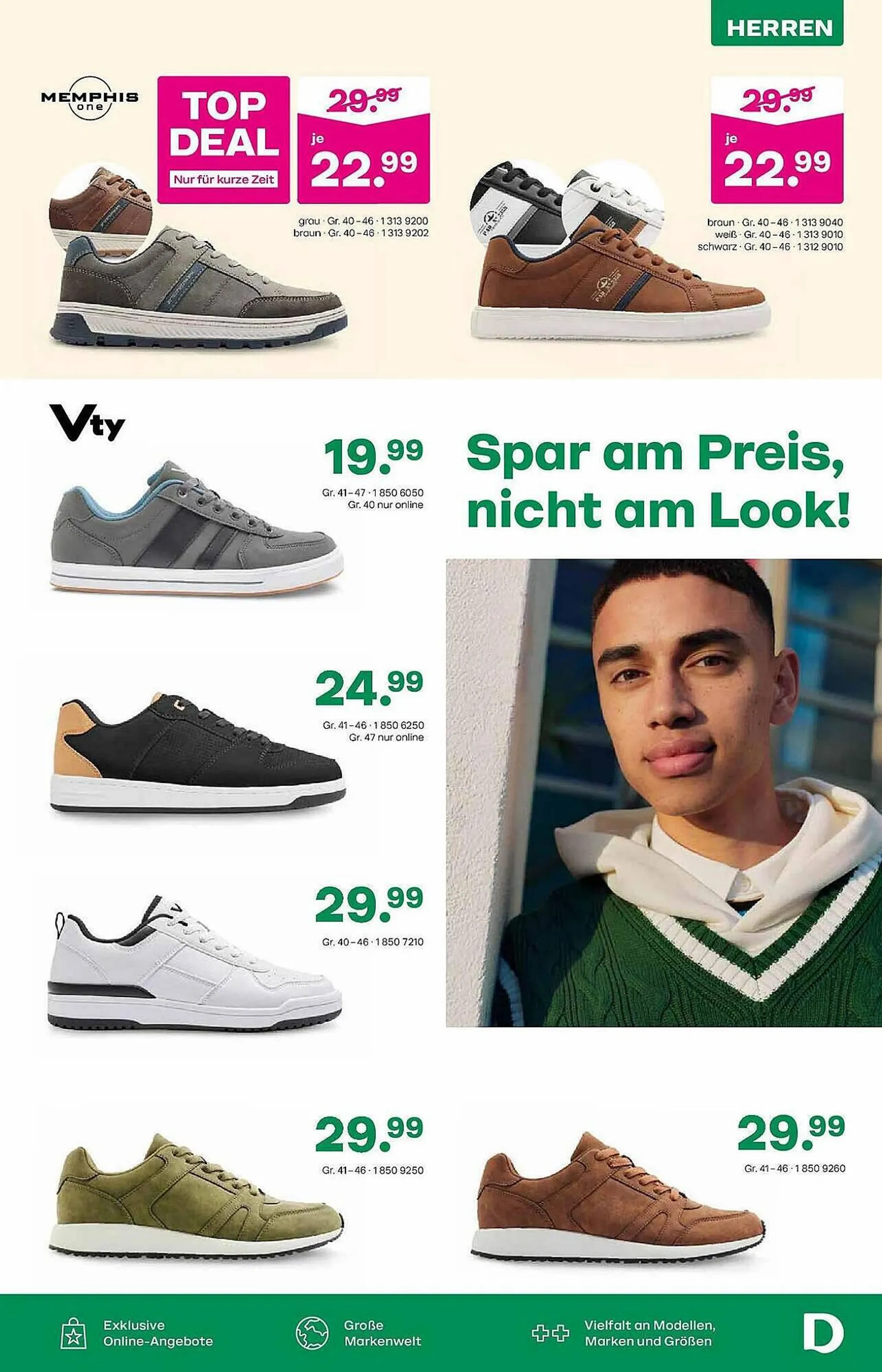 Deichmann Flugblatt von 8. September bis 10. September 2023 - Flugblätt seite  19