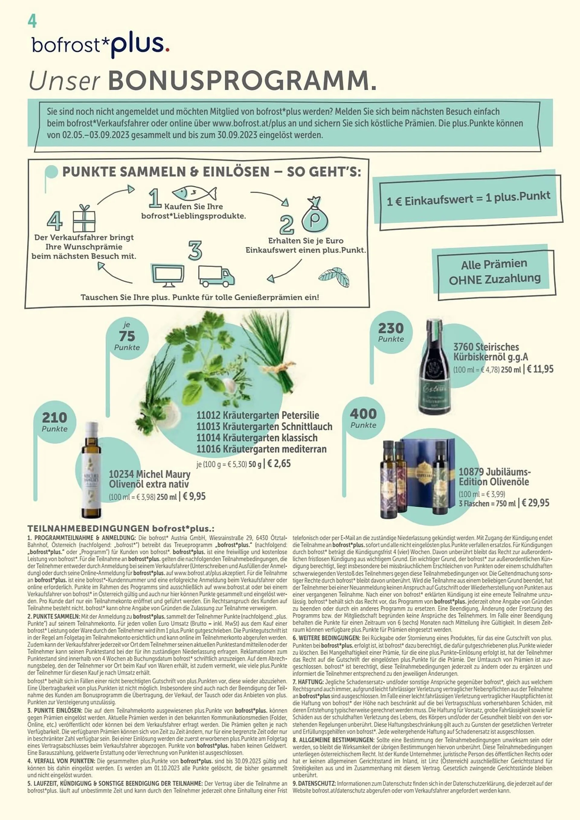 Bofrost Flugblatt von 2. Mai bis 3. September 2023 - Flugblätt seite  4