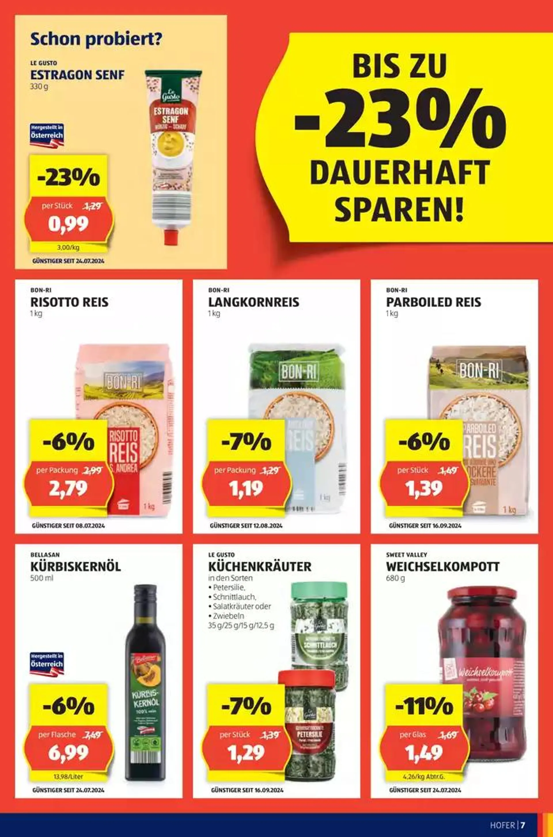 Blättern Sie online im HOFER Flugblatt von 10. Oktober bis 24. Oktober 2024 - Flugblätt seite  9