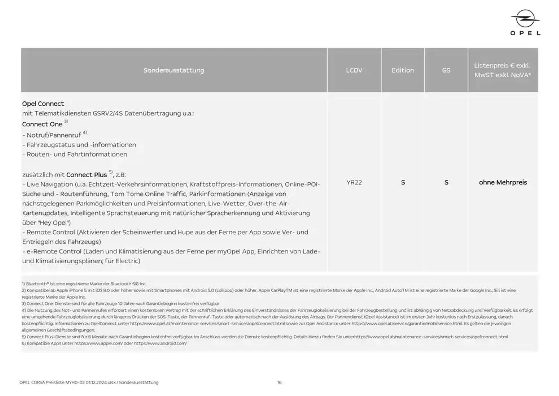 Opel -  von 30. November bis 14. Dezember 2024 - Flugblätt seite  16