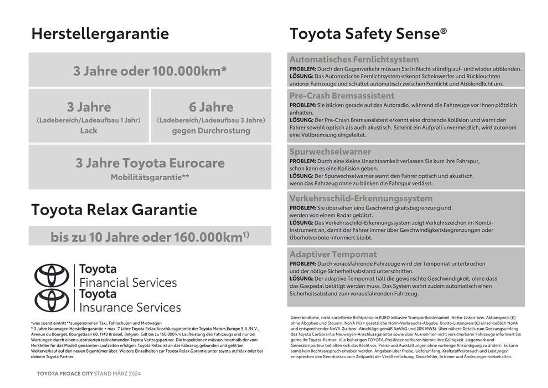 Toyota Proace City & Proace City Electric von 14. März bis 14. März 2025 - Flugblätt seite  17