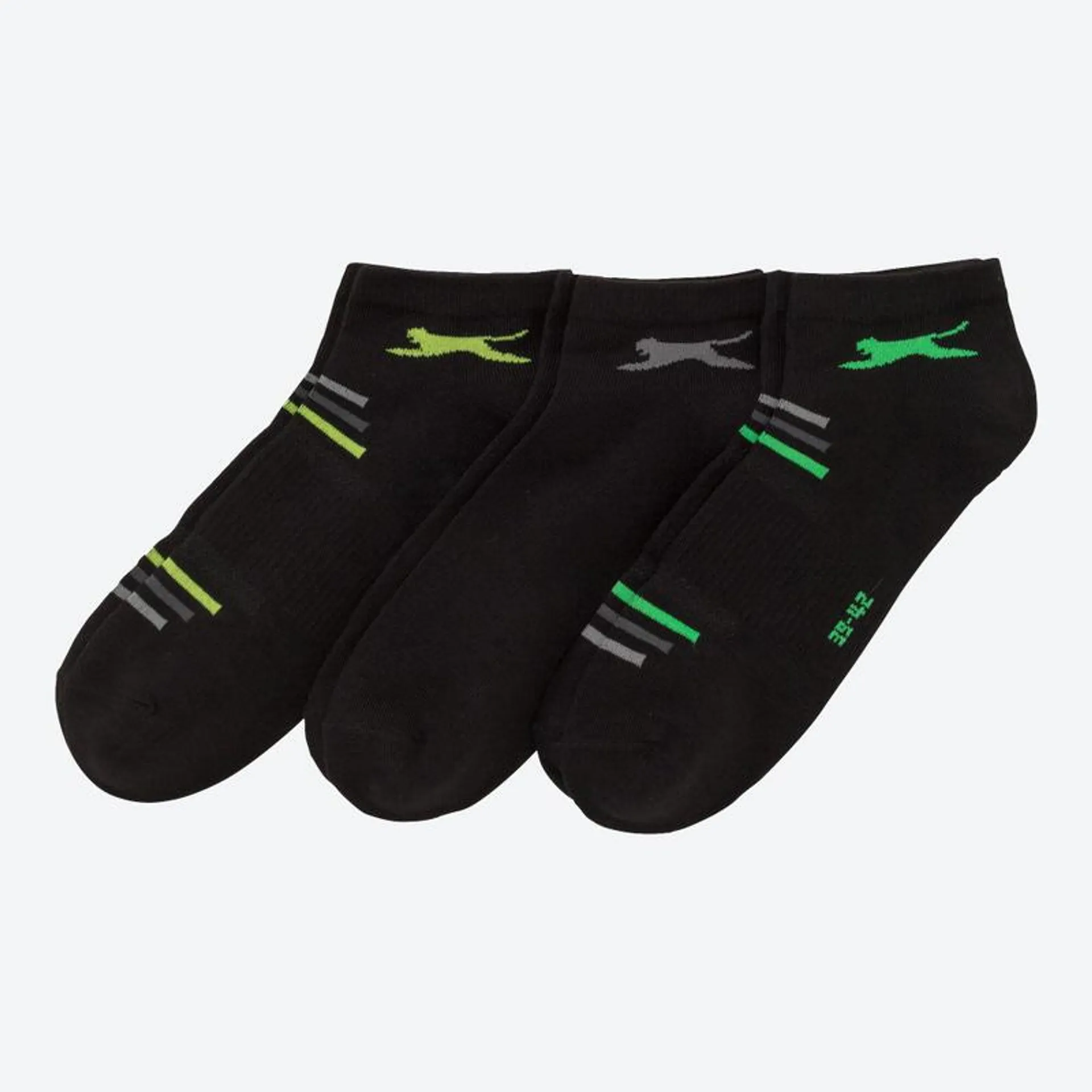 Slazenger Herren-Sport-Sneaker-socken, 3er-Pack