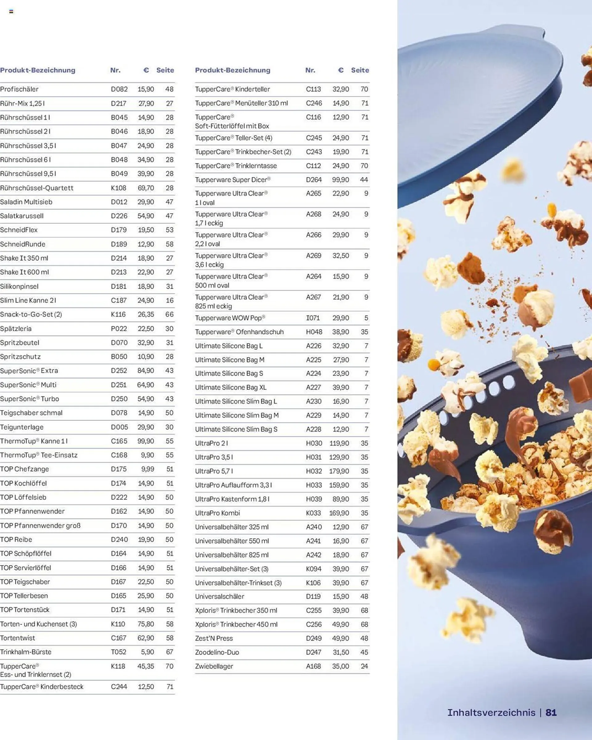 Tupperware Flugblatt von 1. September bis 28. Februar 2025 - Flugblätt seite  81