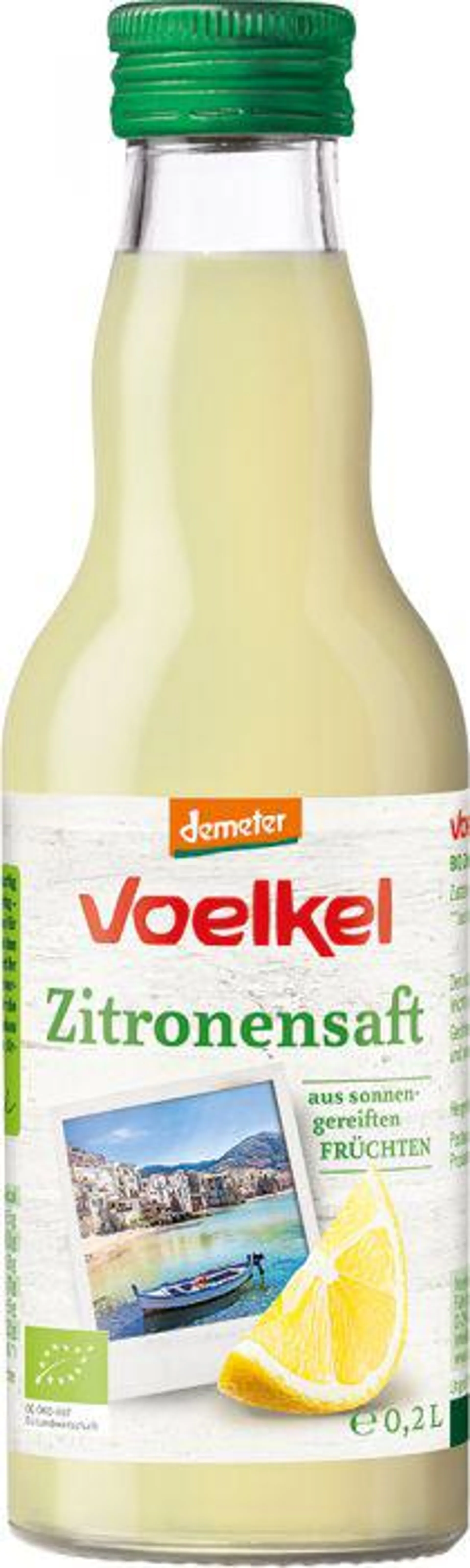 Voelkel Zitronensaft aus sonnengereiften FRÜCHTEN 0,2l