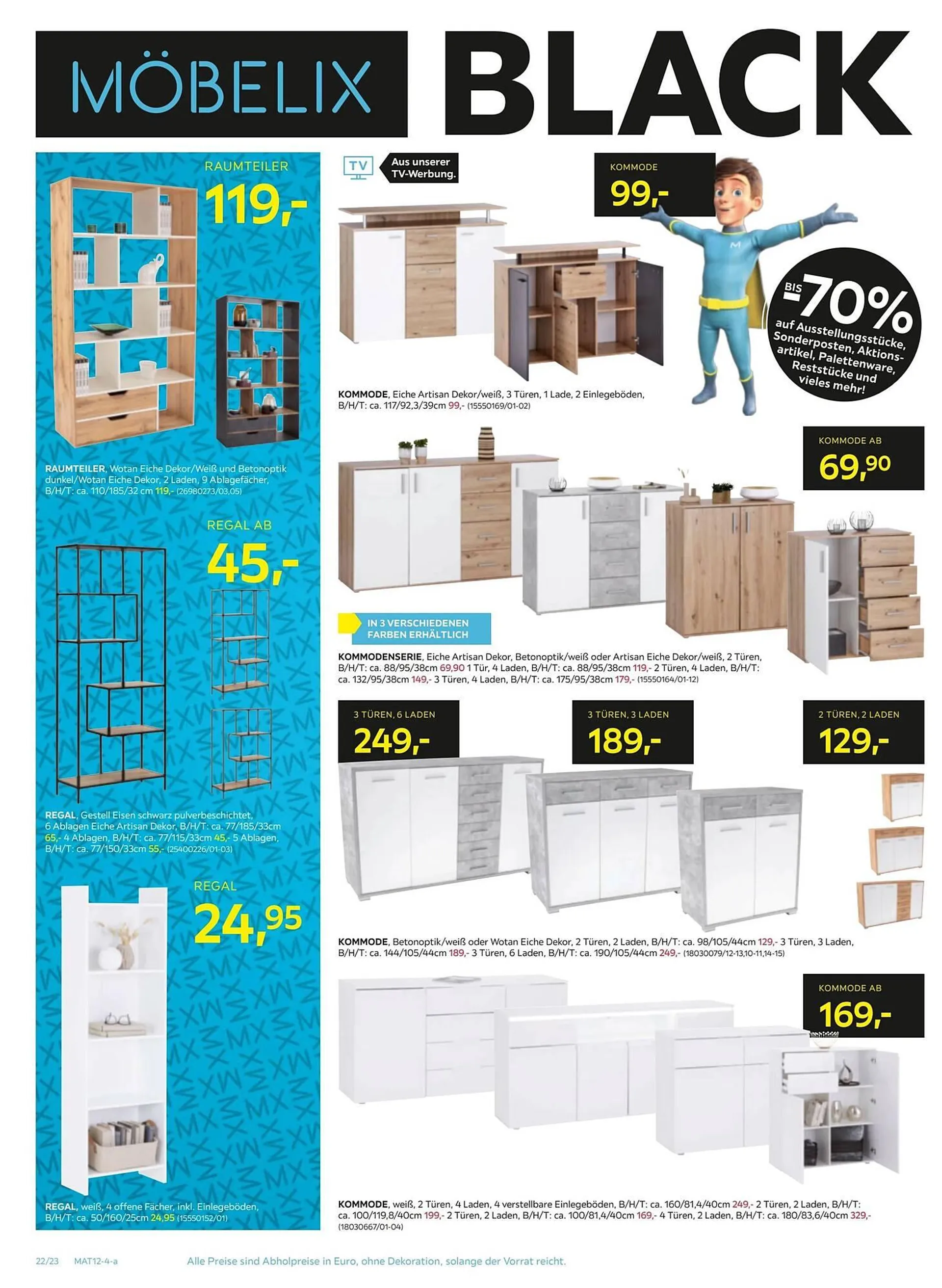 Möbelix Flugblatt von 25. November bis 4. Dezember 2024 - Flugblätt seite  22