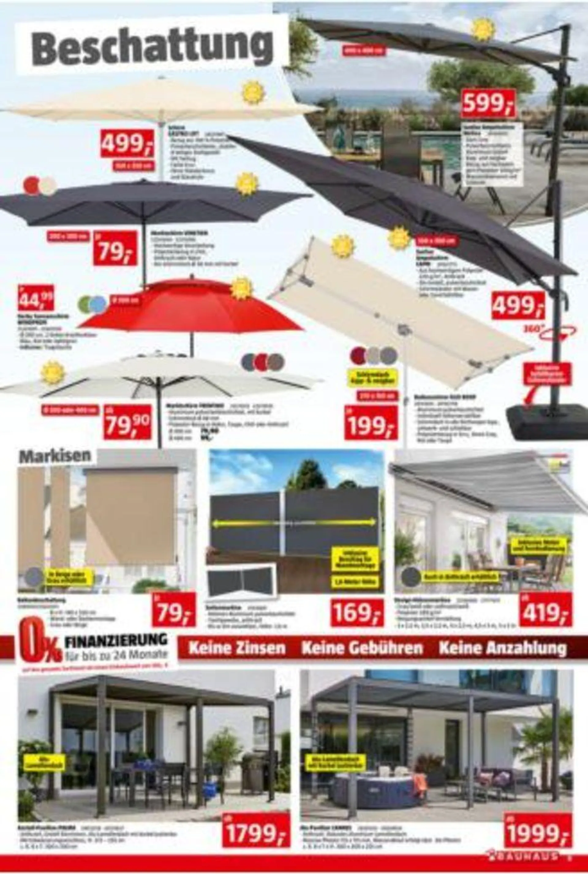 Bauhaus Katalog Bis 22.06 von 4. Juni bis 22. Juni 2024 - Flugblätt seite  9