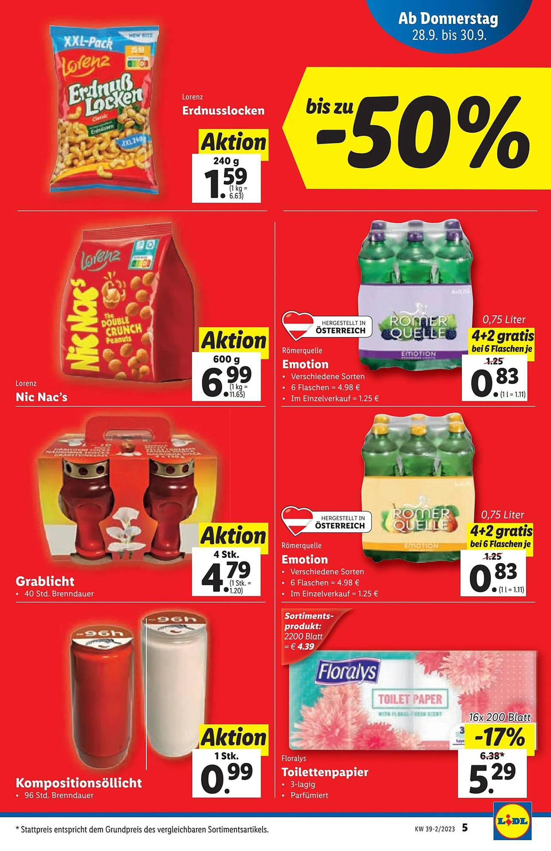 Lidl Flugblatt von 27. September bis 4. Oktober 2023 - Flugblätt seite  5