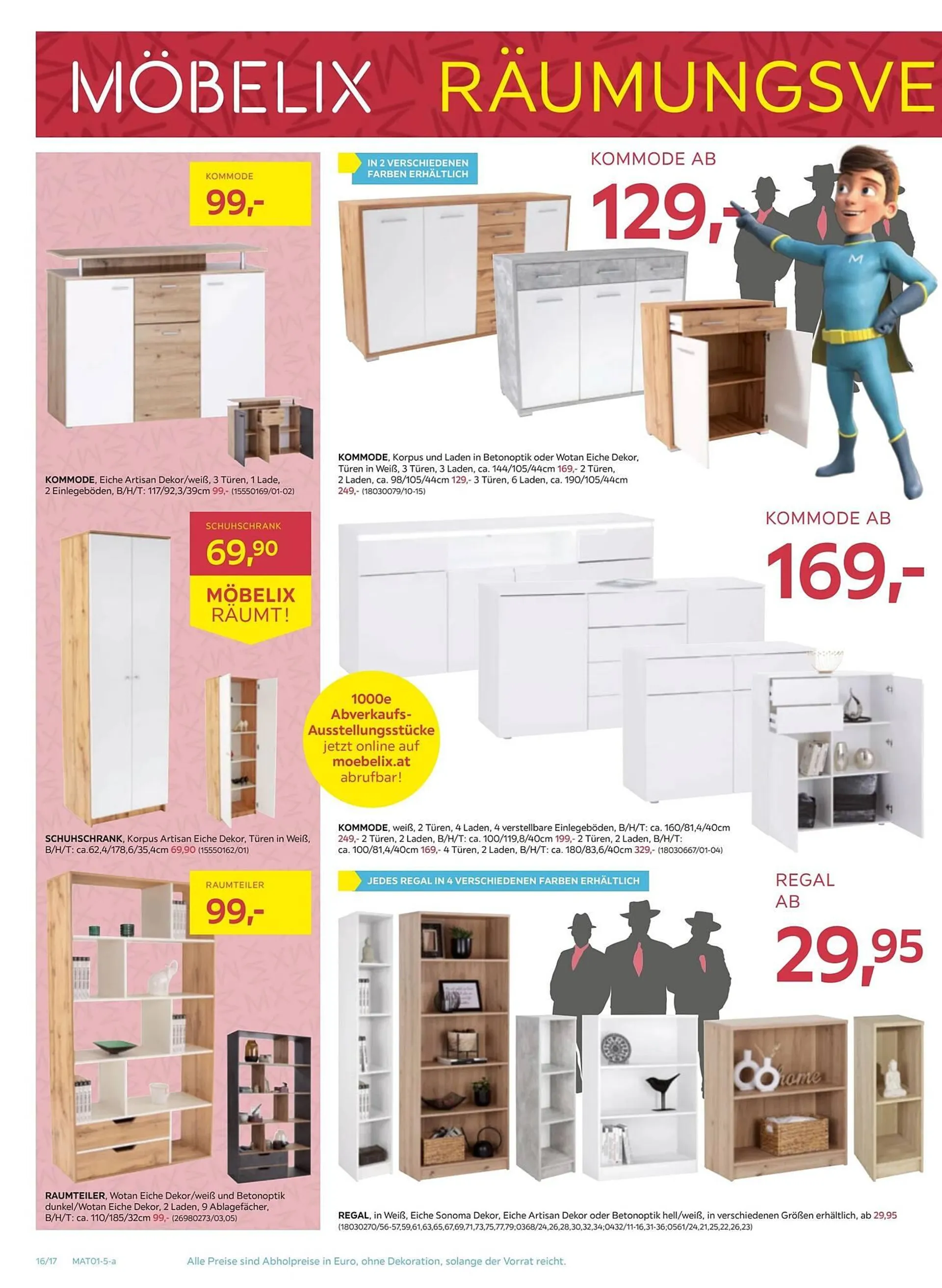 Möbelix Flugblatt von 23. Dezember bis 7. Jänner 2025 - Flugblätt seite  16