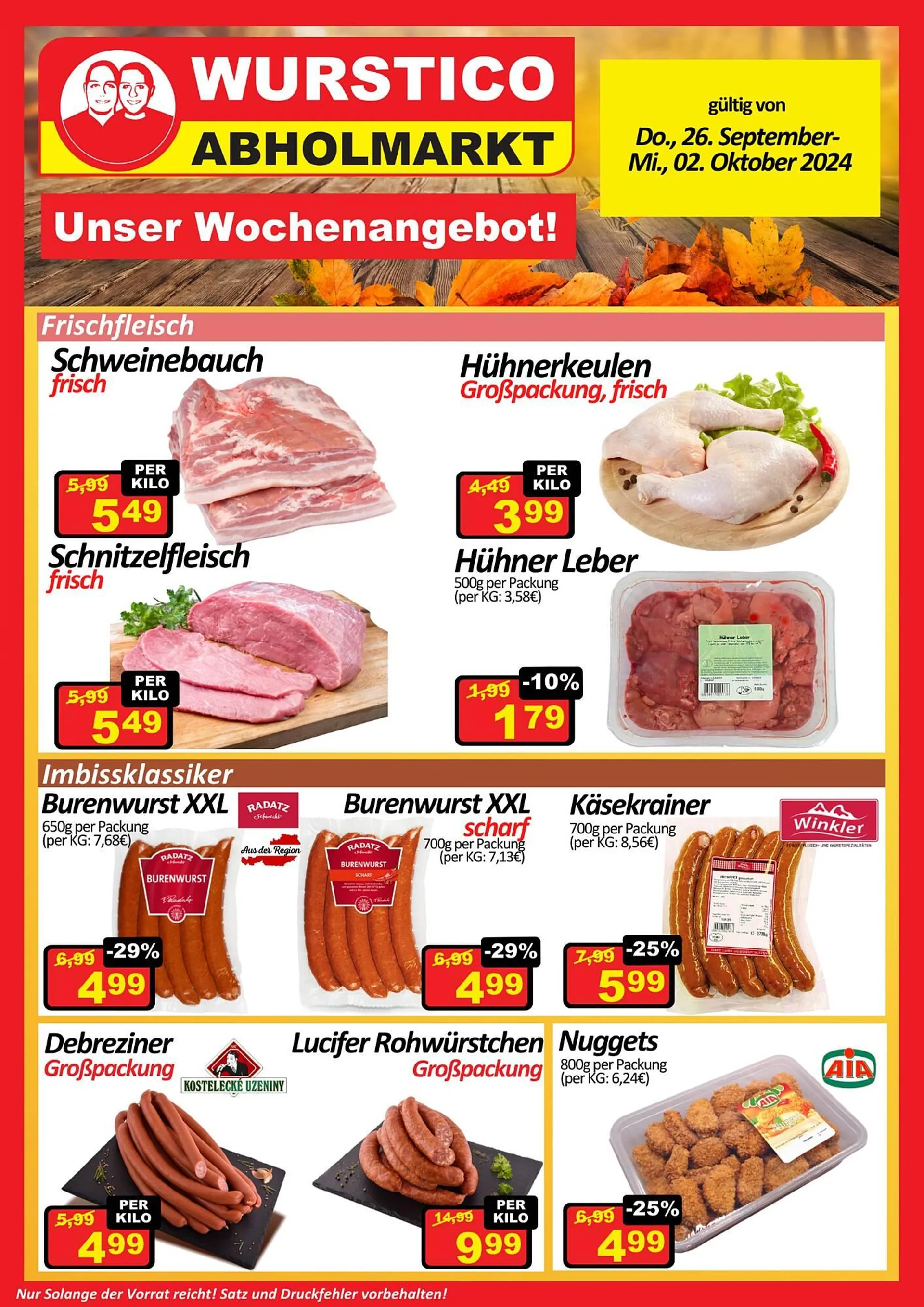 Wurstico Flugblatt - 1