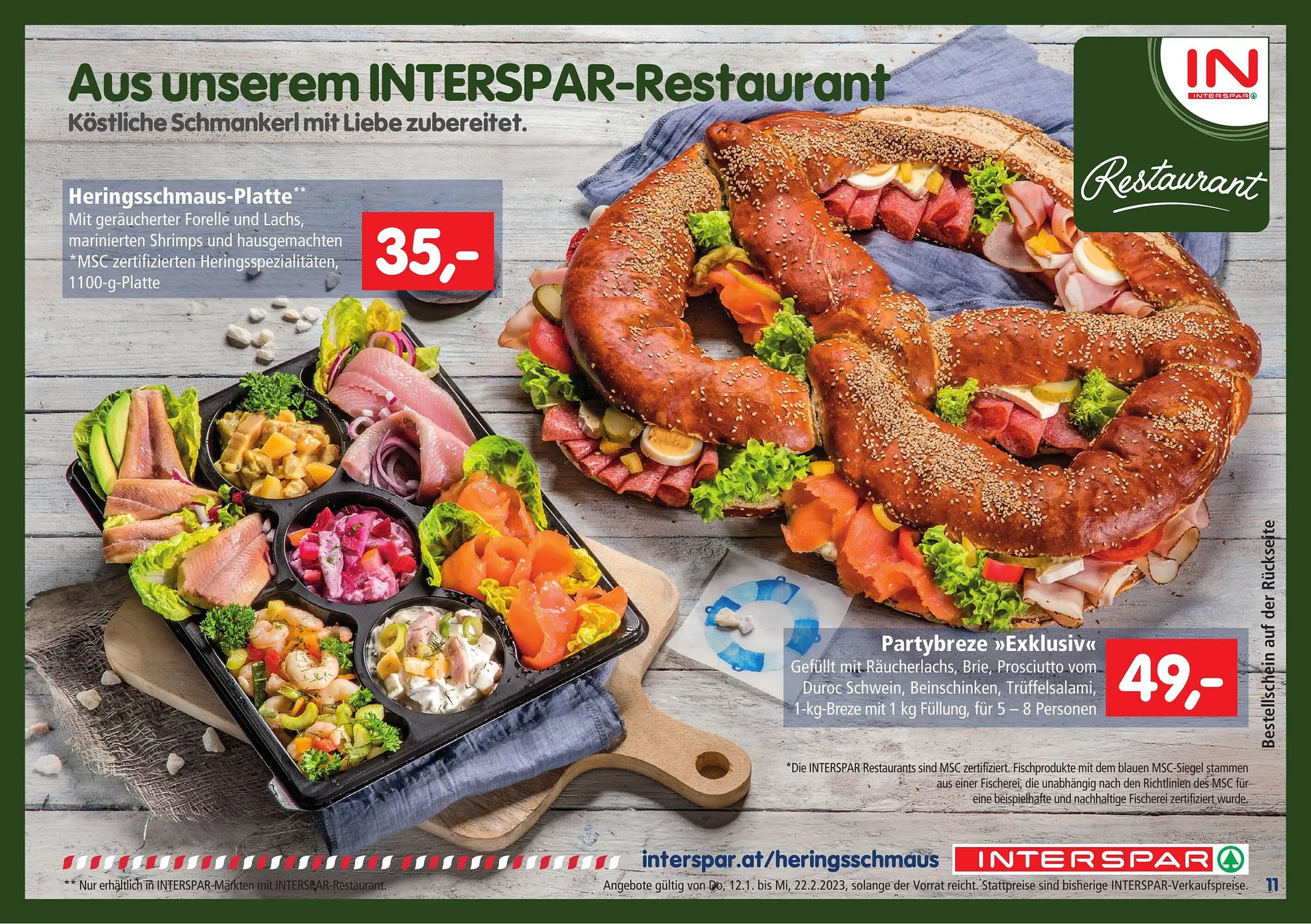 Interspar Restaurant Flugblatt - 11