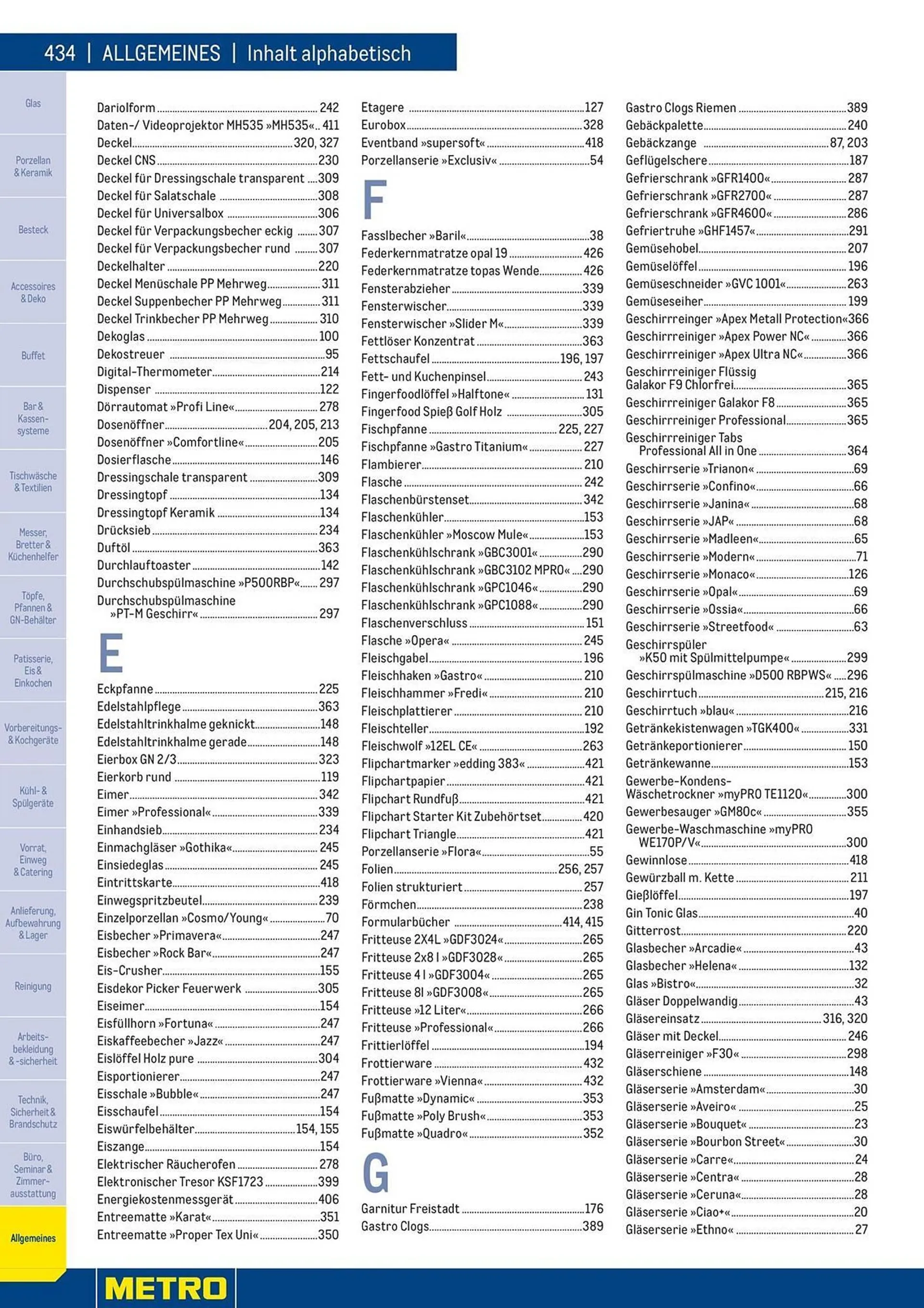 Metro Flugblatt von 22. Dezember bis 30. September 2024 - Flugblätt seite  434