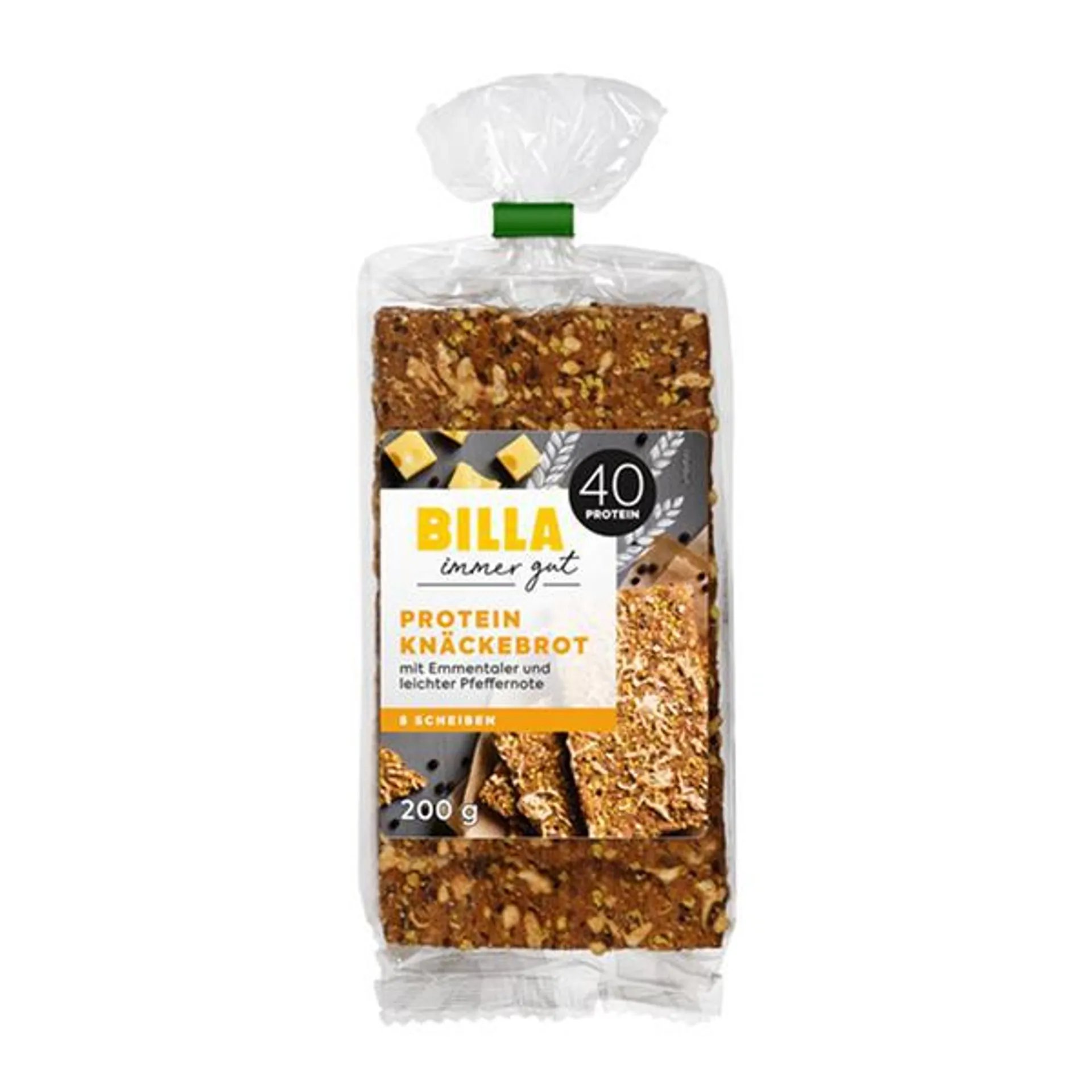 BILLA Protein Knäckebrot Käse & Pfeffer