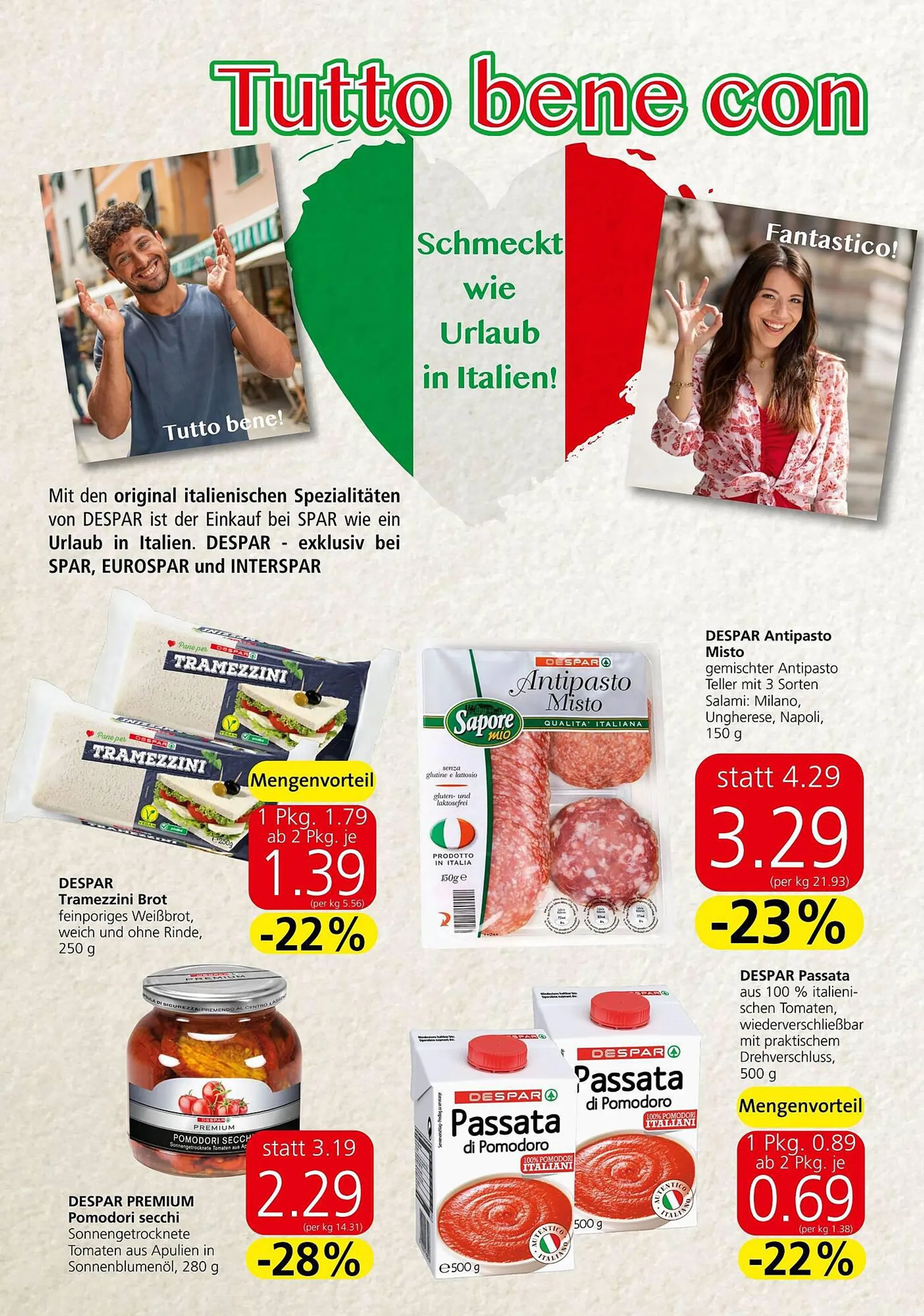 Spar Flugblatt von 7. September bis 4. Oktober 2023 - Flugblätt seite  2