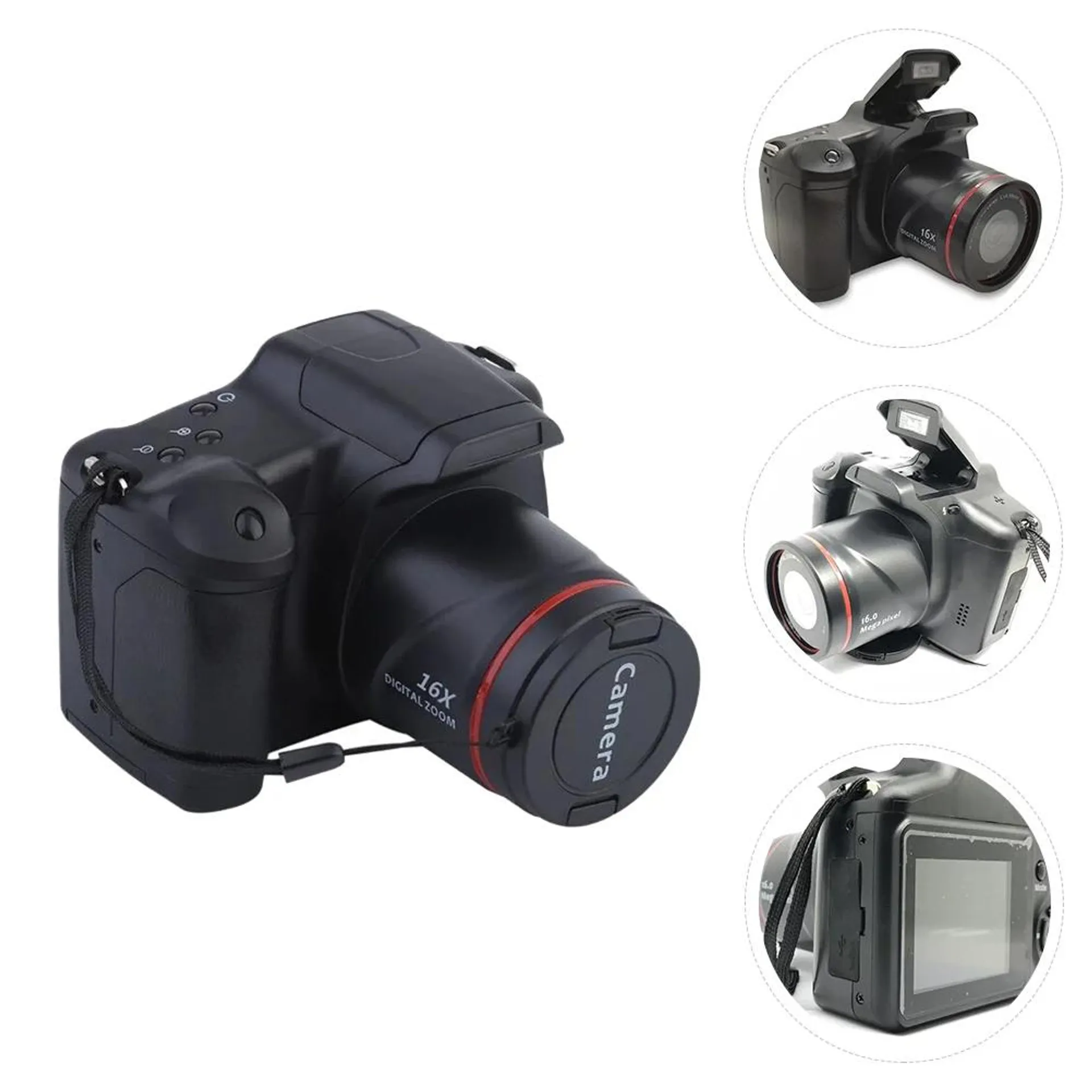 Digital Zoom Camera Video Camcorder 1080P Handheld Digital Portable Camera Photographic Professional Photography Camera