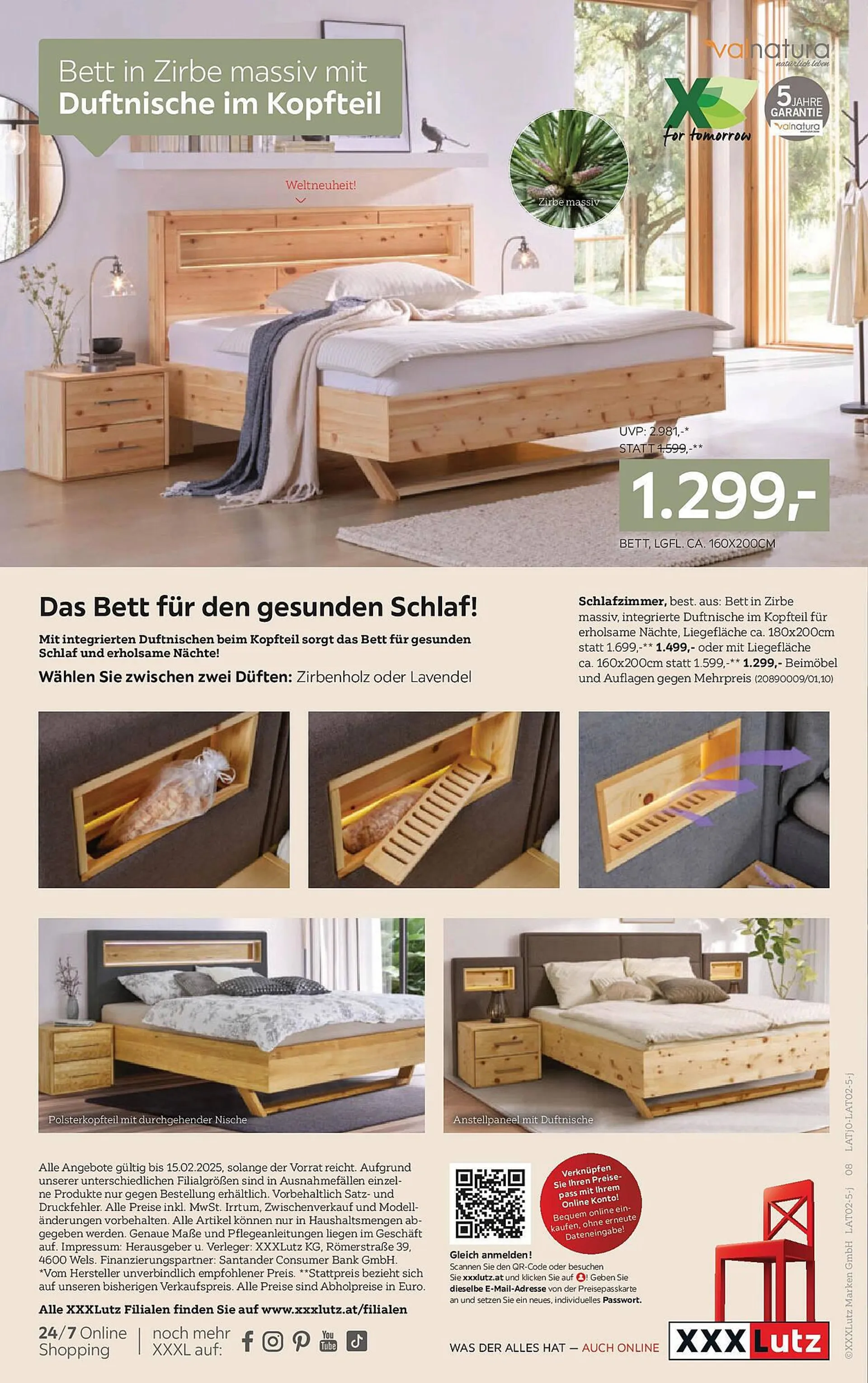 XXXLutz Flugblatt von 27. Jänner bis 15. Februar 2025 - Flugblätt seite  8