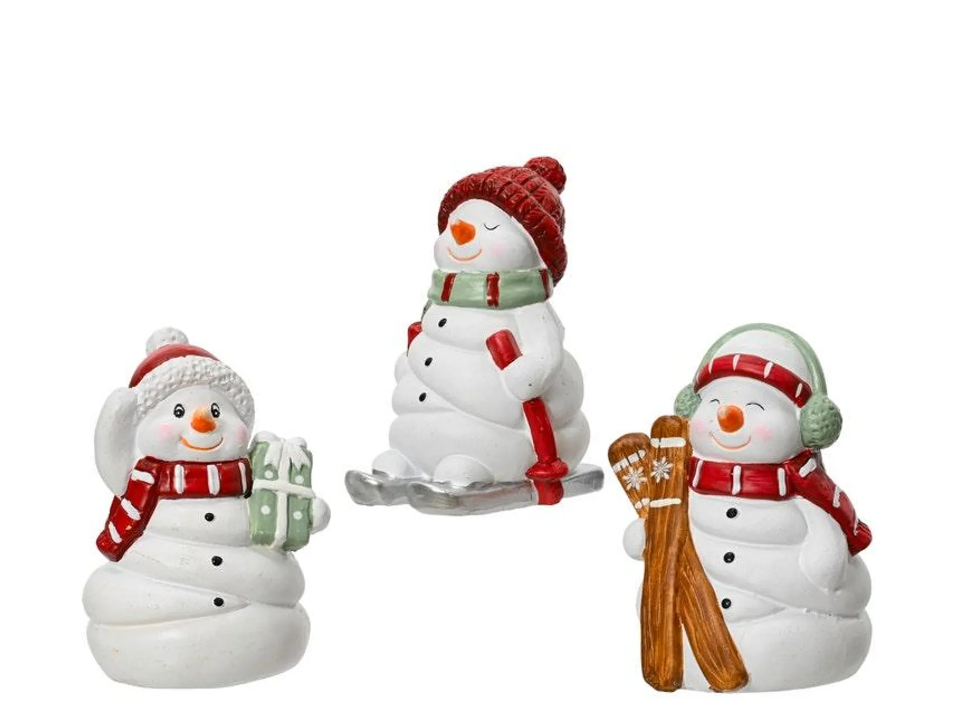 Schneemann "Tradition" - H12,8 cm