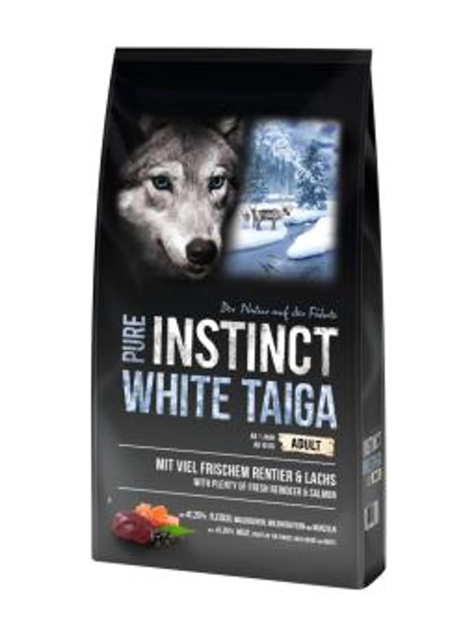 PURE INSTINCT White Taiga Adult 12 kg mit Rentier & Lachs