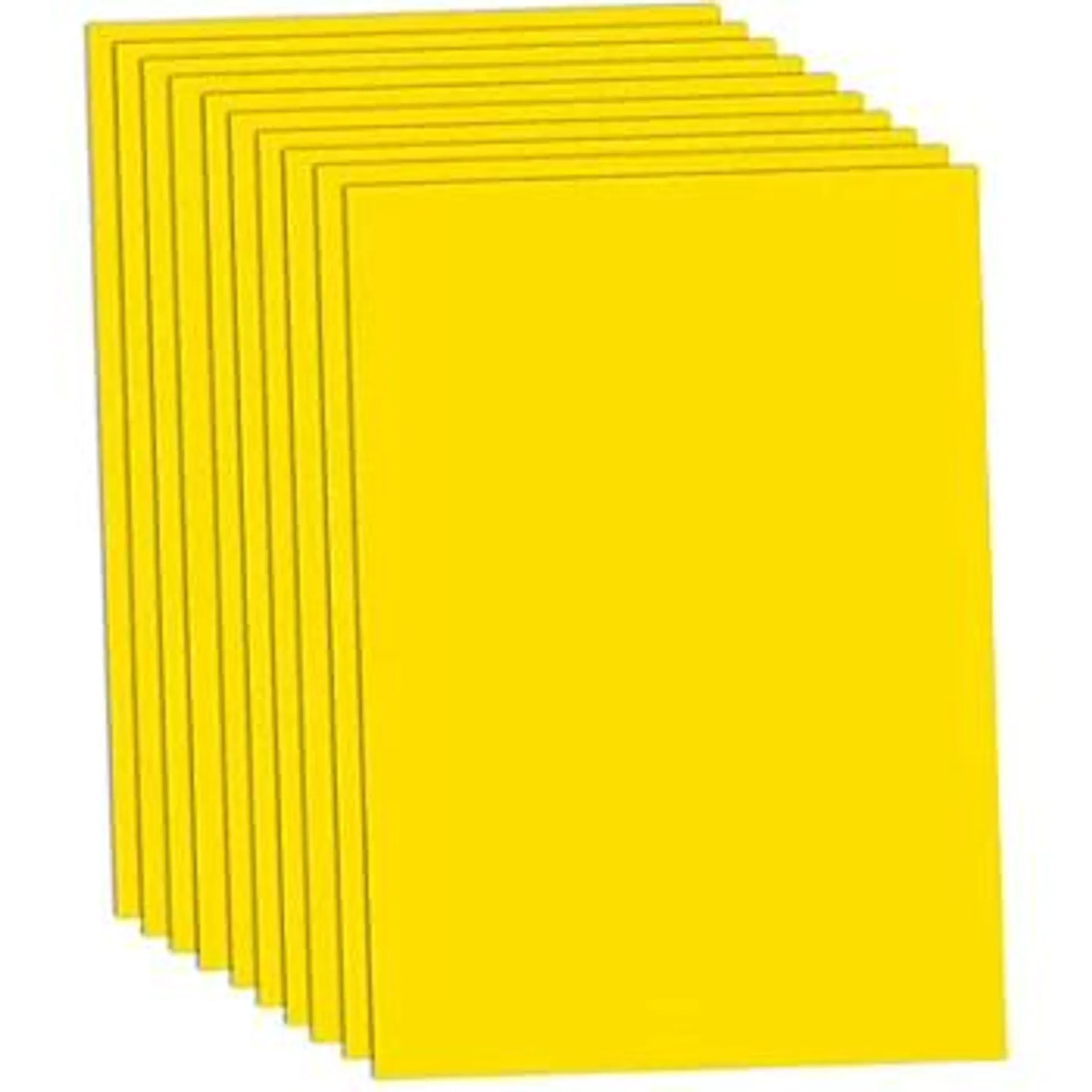 Fotokarton, gelb, 50 x 70 cm, 10 Blatt