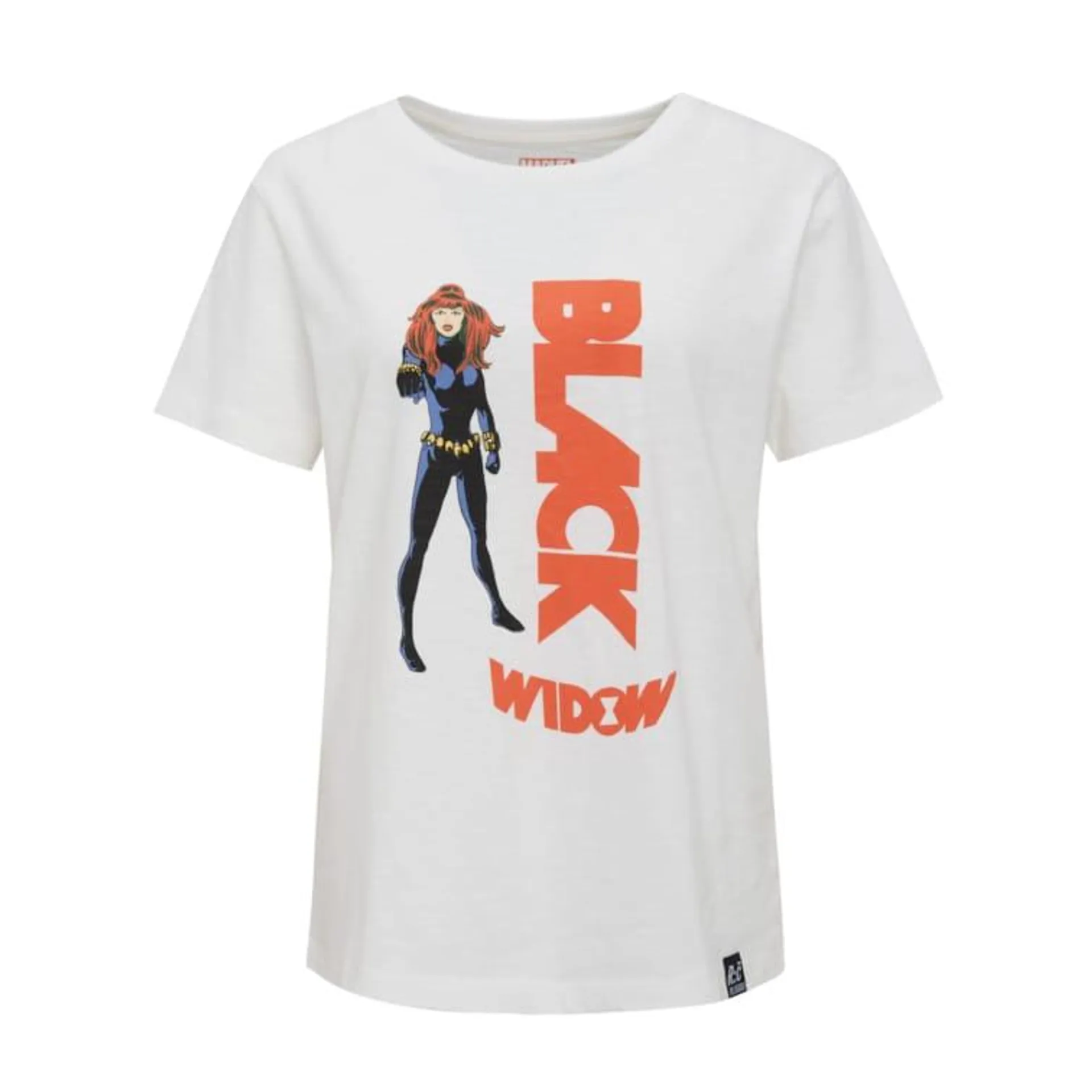 Recovered T-Shirt Black Widow Graphic Print