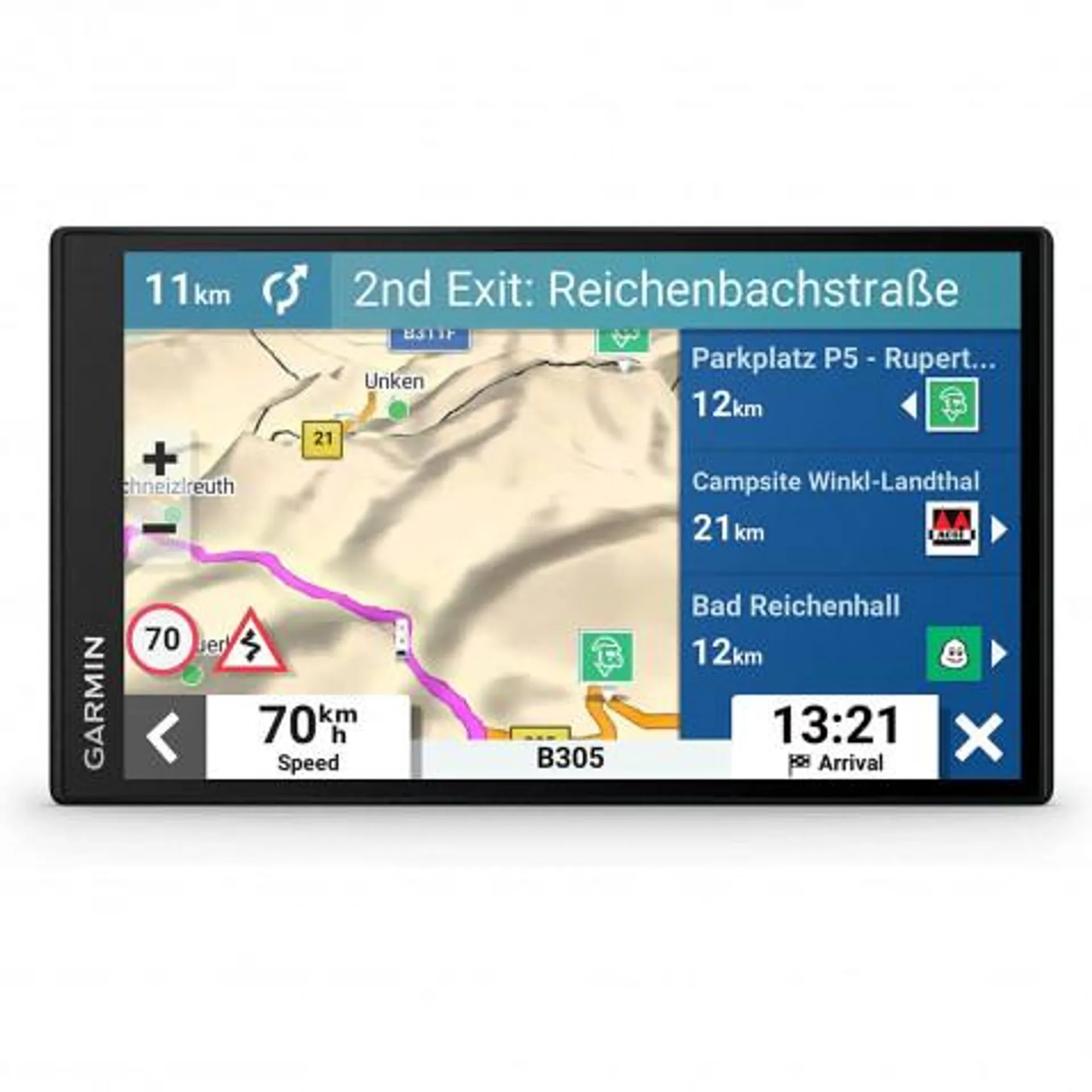 Garmin Camper 795 MT-D EU 010-02747-10 7 Zoll Wohnmobil Navigationsgerät und digitalem Verkehrsfunk