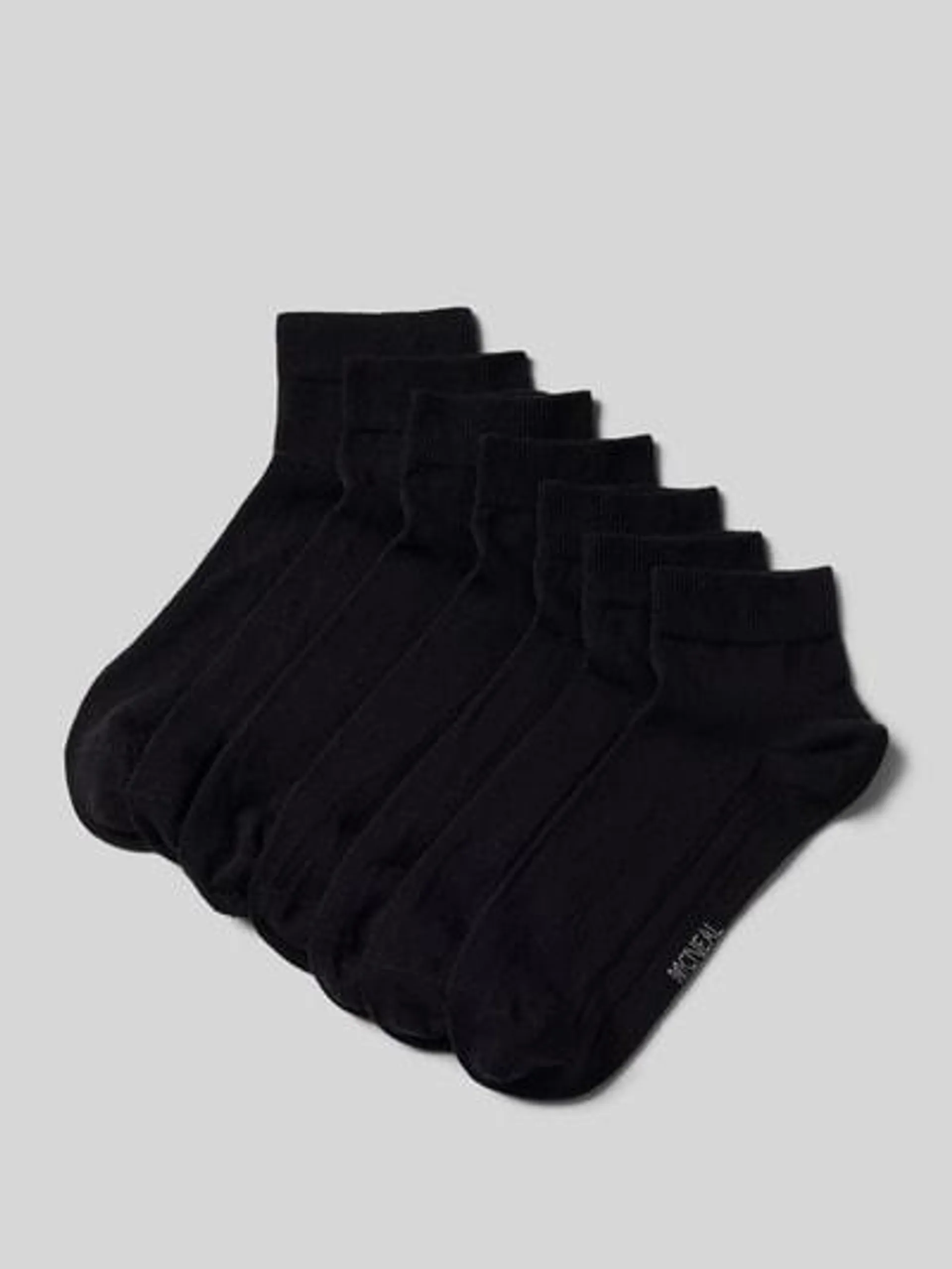 Socken mit Label-Detail im 7er-Pack in black