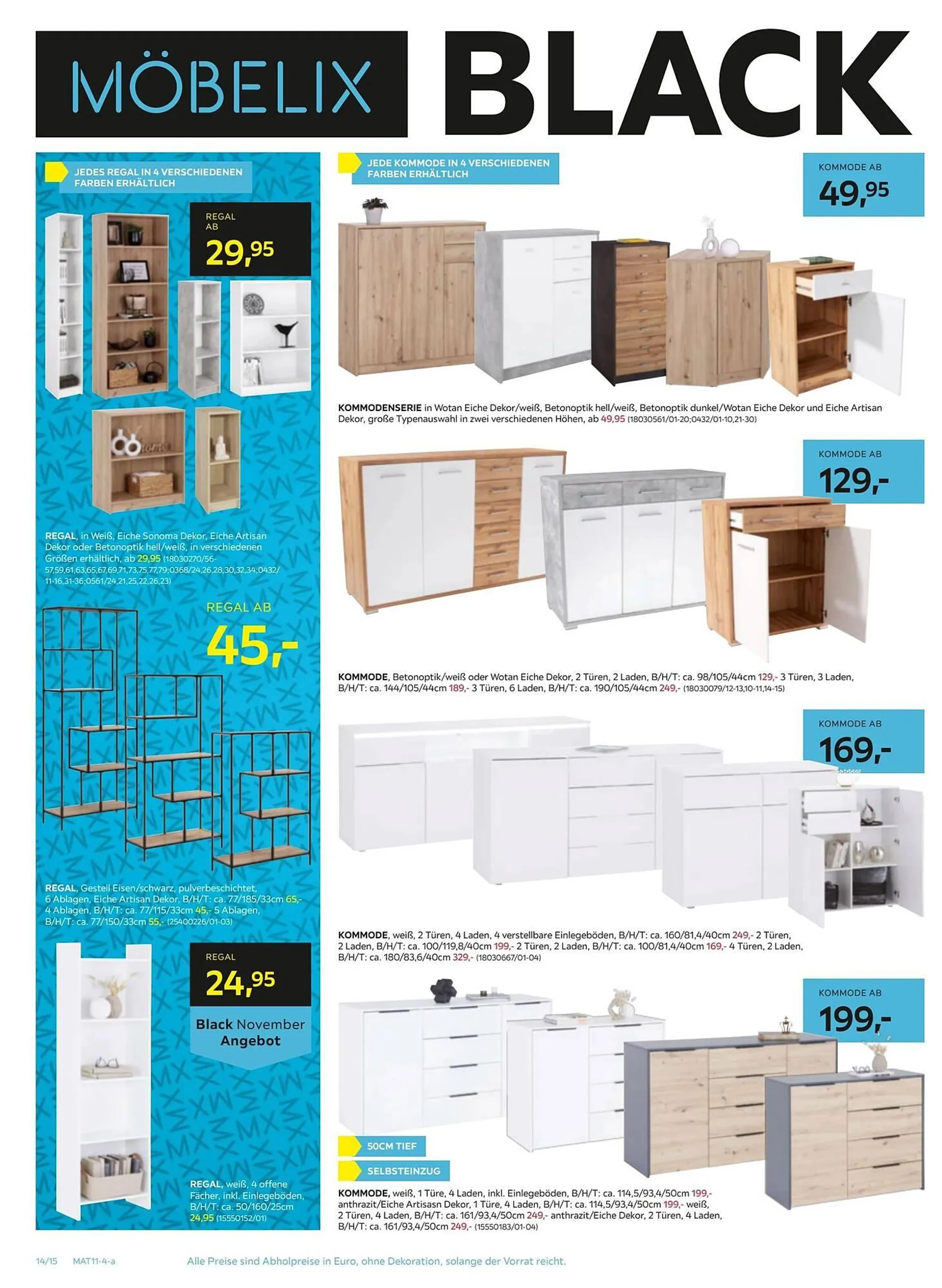 Möbelix Flugblatt von 28. Oktober bis 6. November 2024 - Flugblätt seite  14
