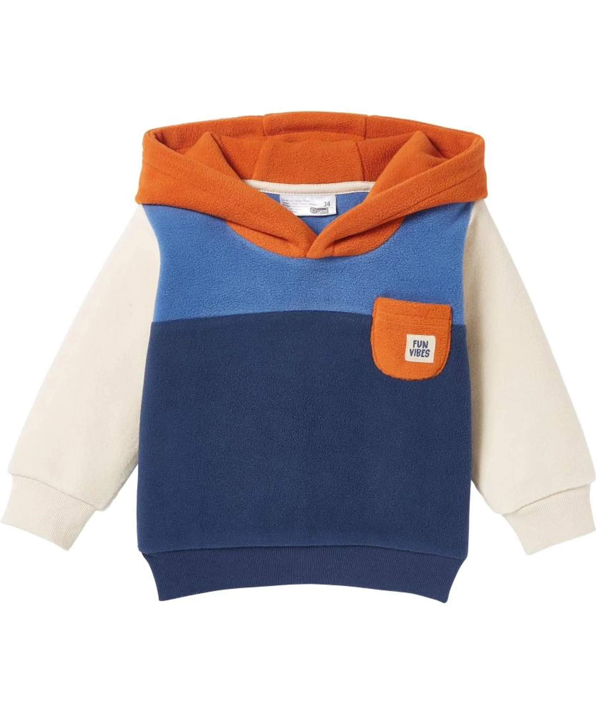 Fleece-Sweatshirt Colour-Blocking