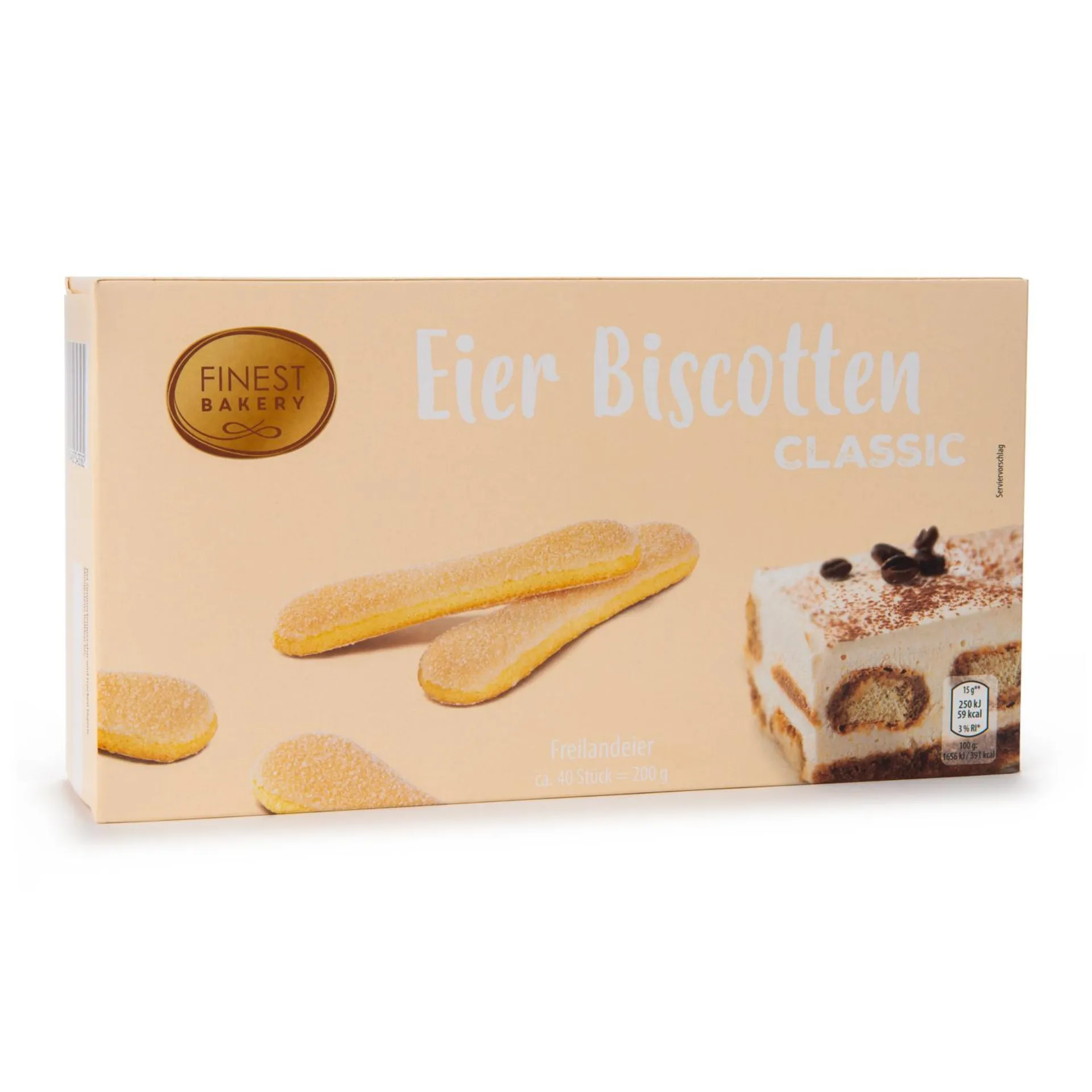 FINEST BAKERY Freilandeier-Biskotten, Klassik