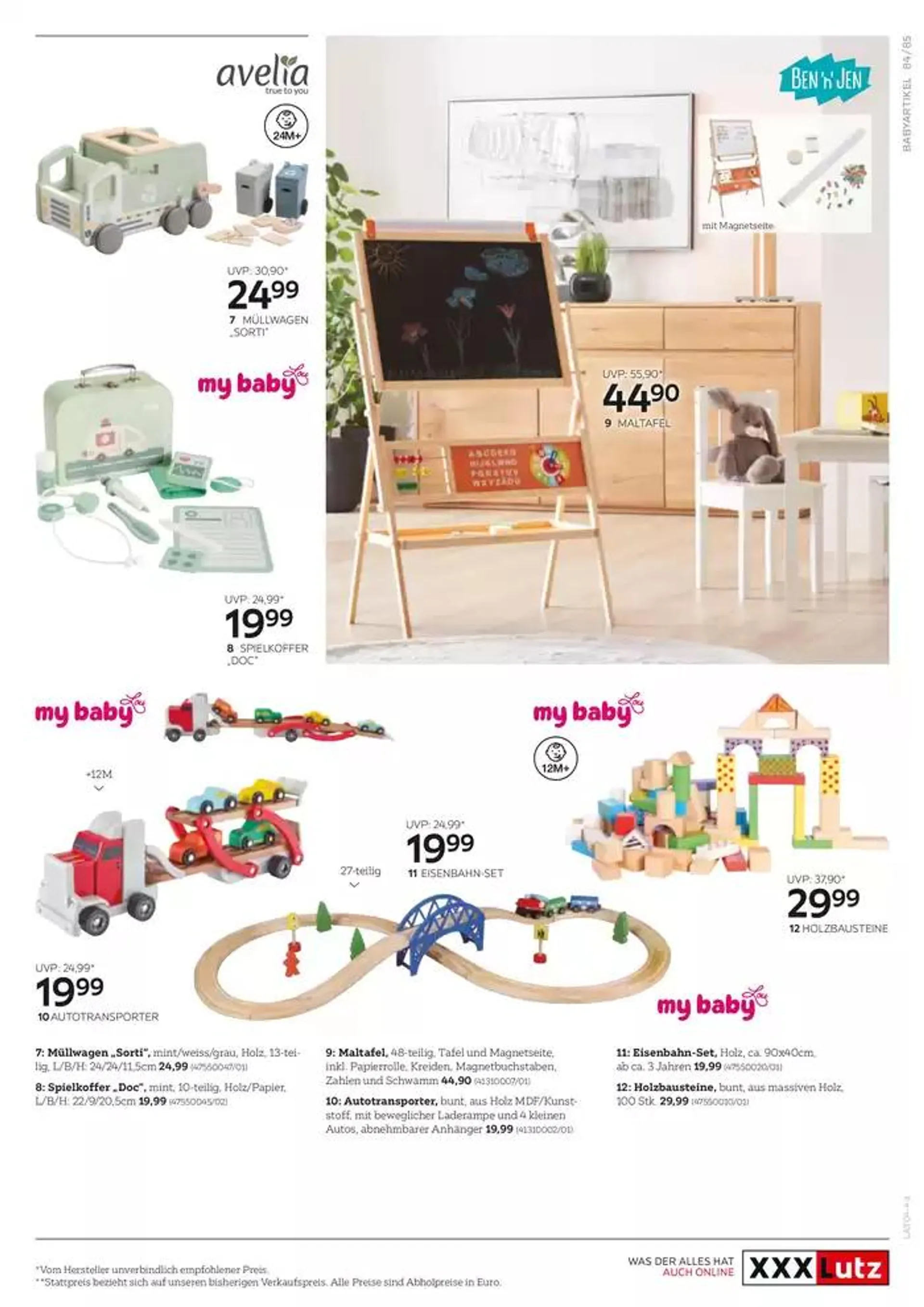 Babyartikel und Babyzimmer von 12. Dezember bis 25. Dezember 2024 - Flugblätt seite  85