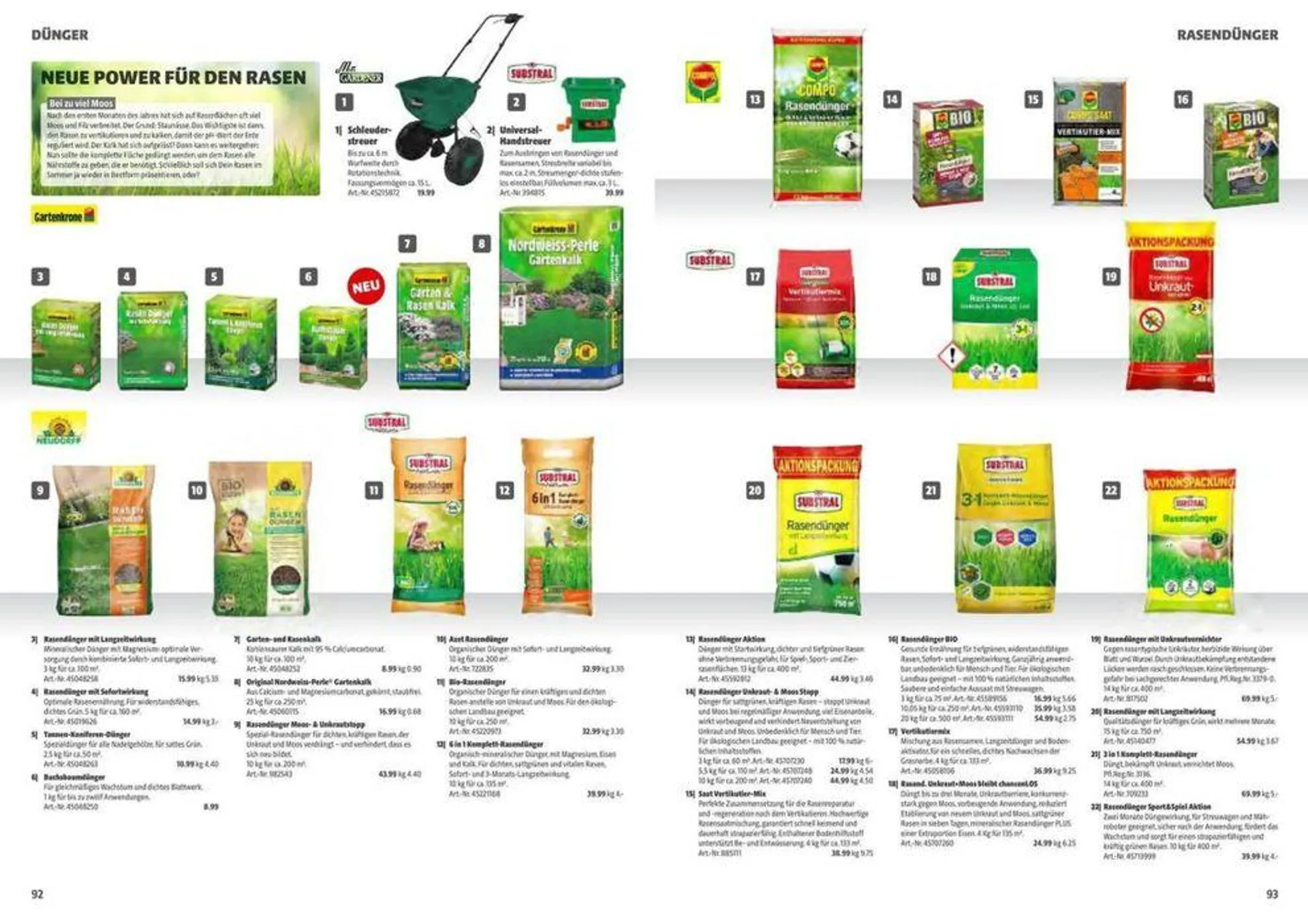 Katalog 2024 GARTENJAHR von 4. März bis 31. Dezember 2024 - Flugblätt seite  96