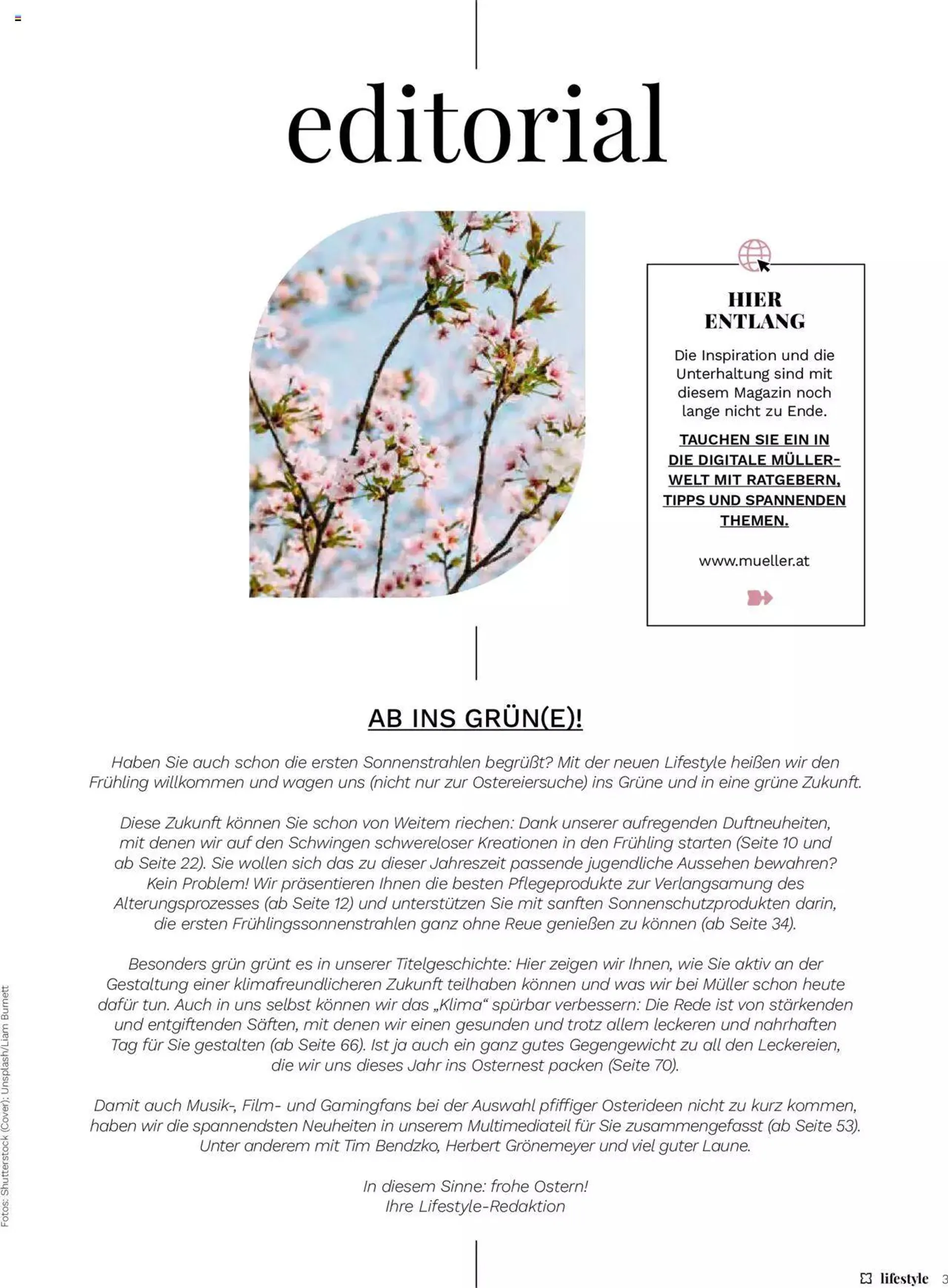 Müller Magazine Lifestyle von 16. März bis 31. Dezember 2023 - Flugblätt seite  3