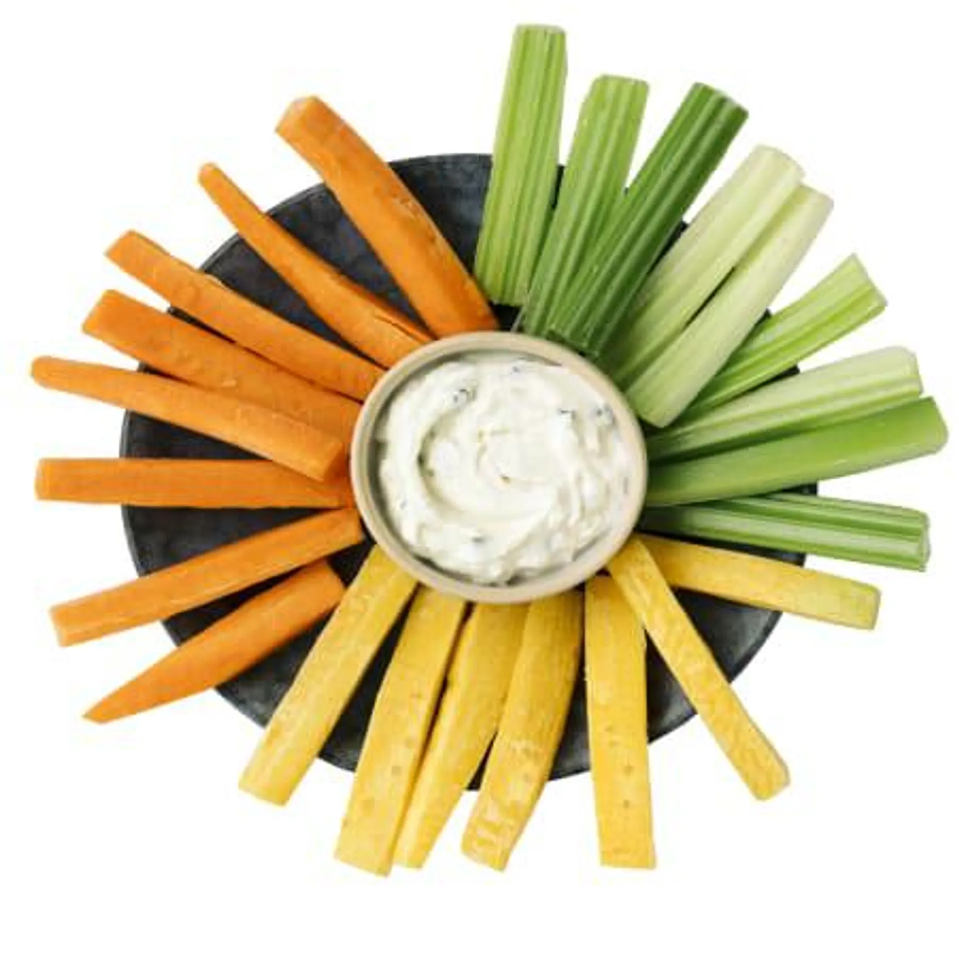 Gemüsesticks mit Dip