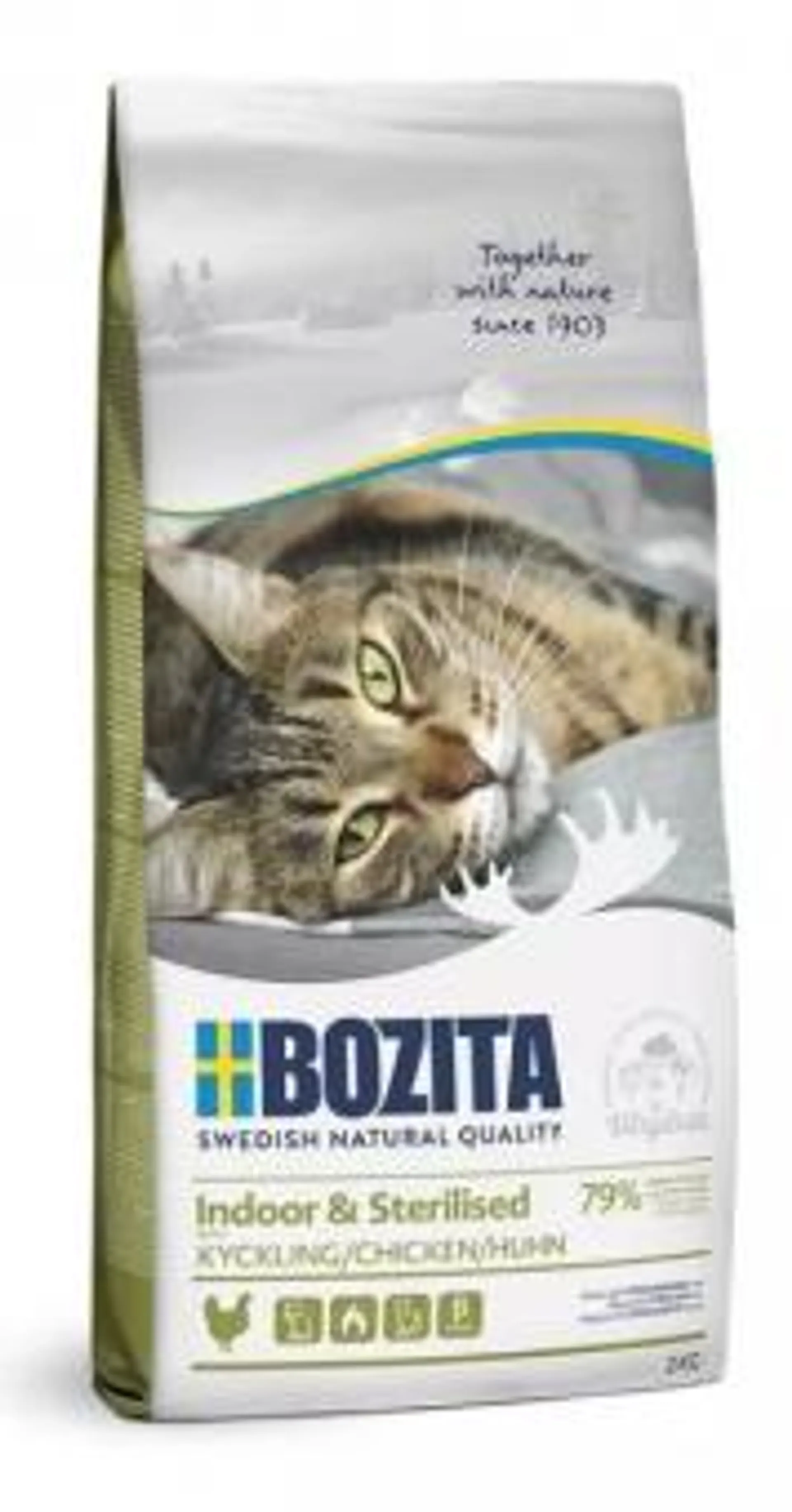 BOZITA Cat Indoor & Sterilised 400g mit Huhn