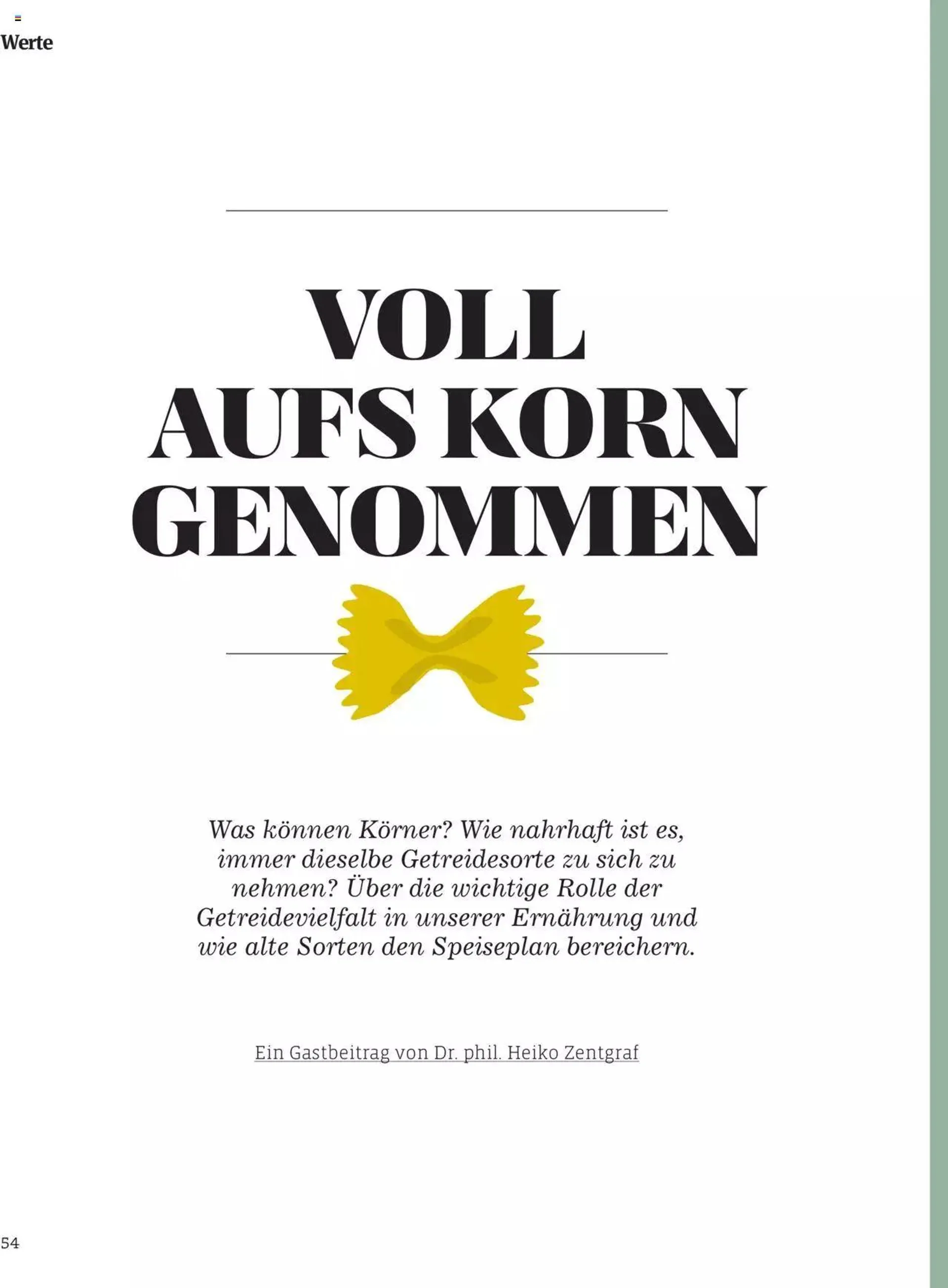 Denns BioMarkt KREO Magazin von 15. April bis 31. Dezember 2024 - Flugblätt seite  54