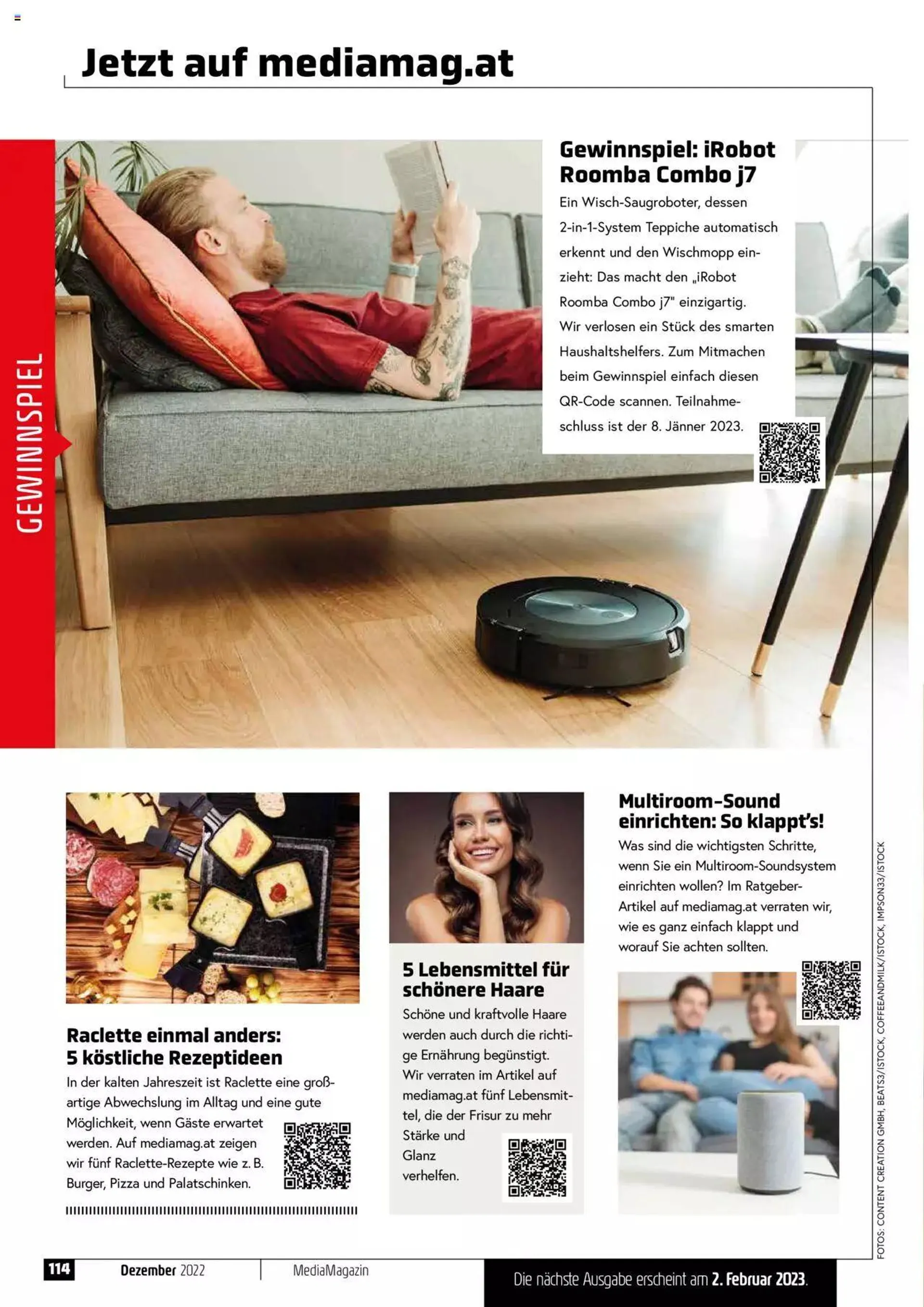 Media Markt - Magazin Dezember von 30. November bis 31. Dezember 2023 - Flugblätt seite  114