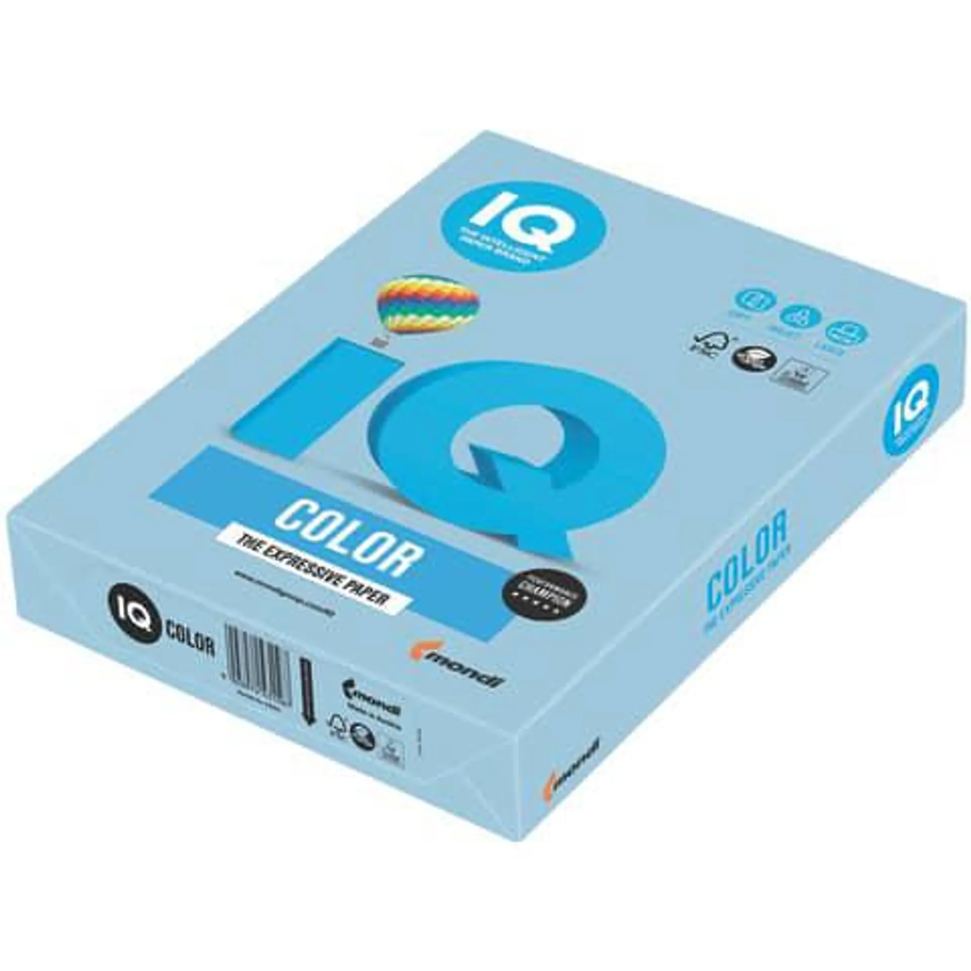 Kopierpapier A4 80g pastell eisblau MONDI IQ color OBL70