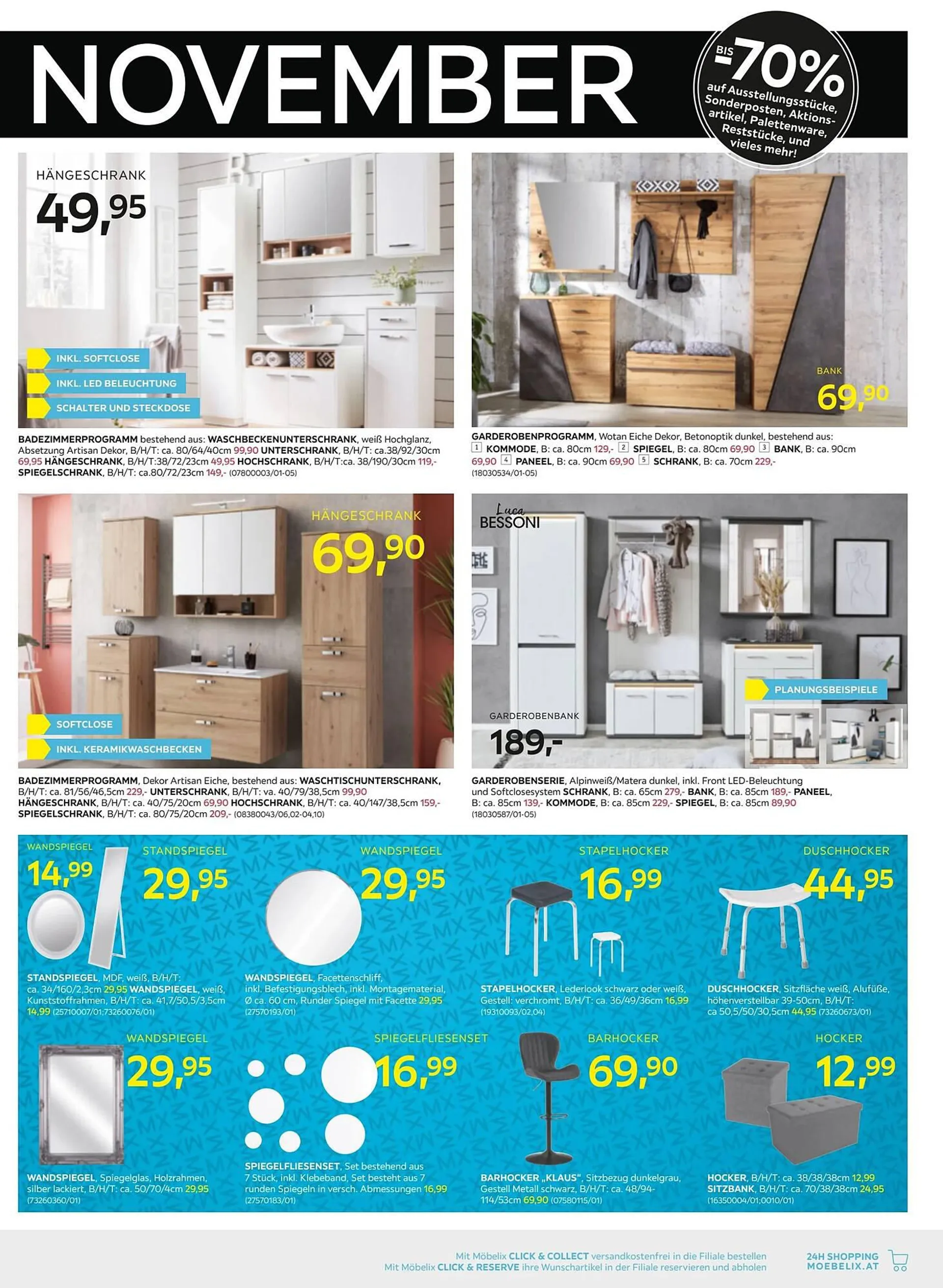 Möbelix Flugblatt von 19. November bis 28. November 2023 - Flugblätt seite  21