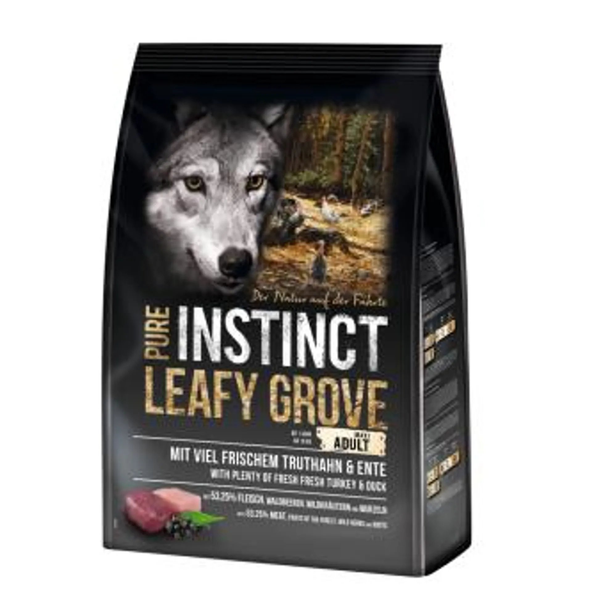 PURE INSTINCT Leafy Grove Adult Maxi 4 kg mit Truthahn & Ente