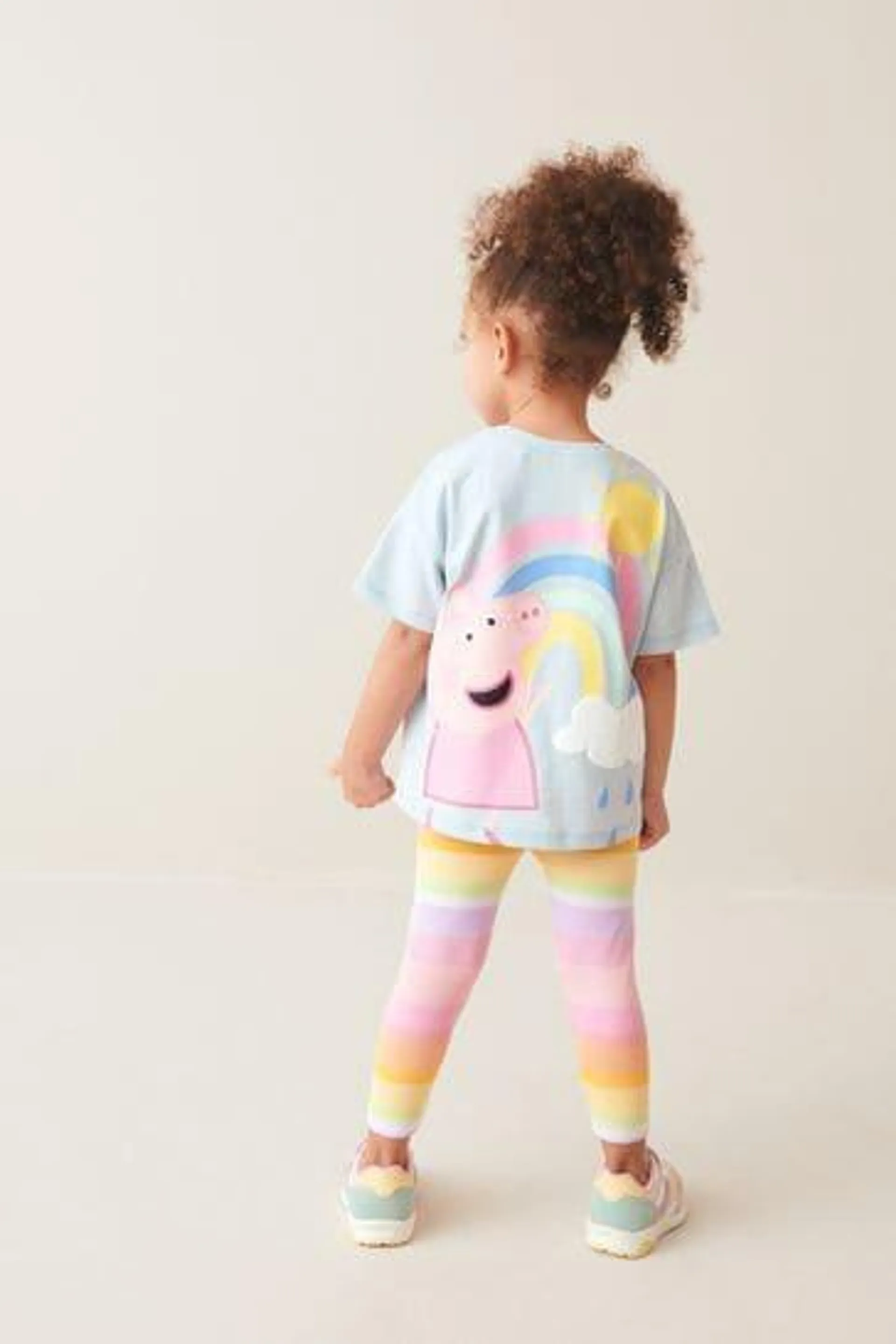 Blau - Peppa Pig T-Shirt und Leggings im Set (3 Monate bis 7 Jahre)