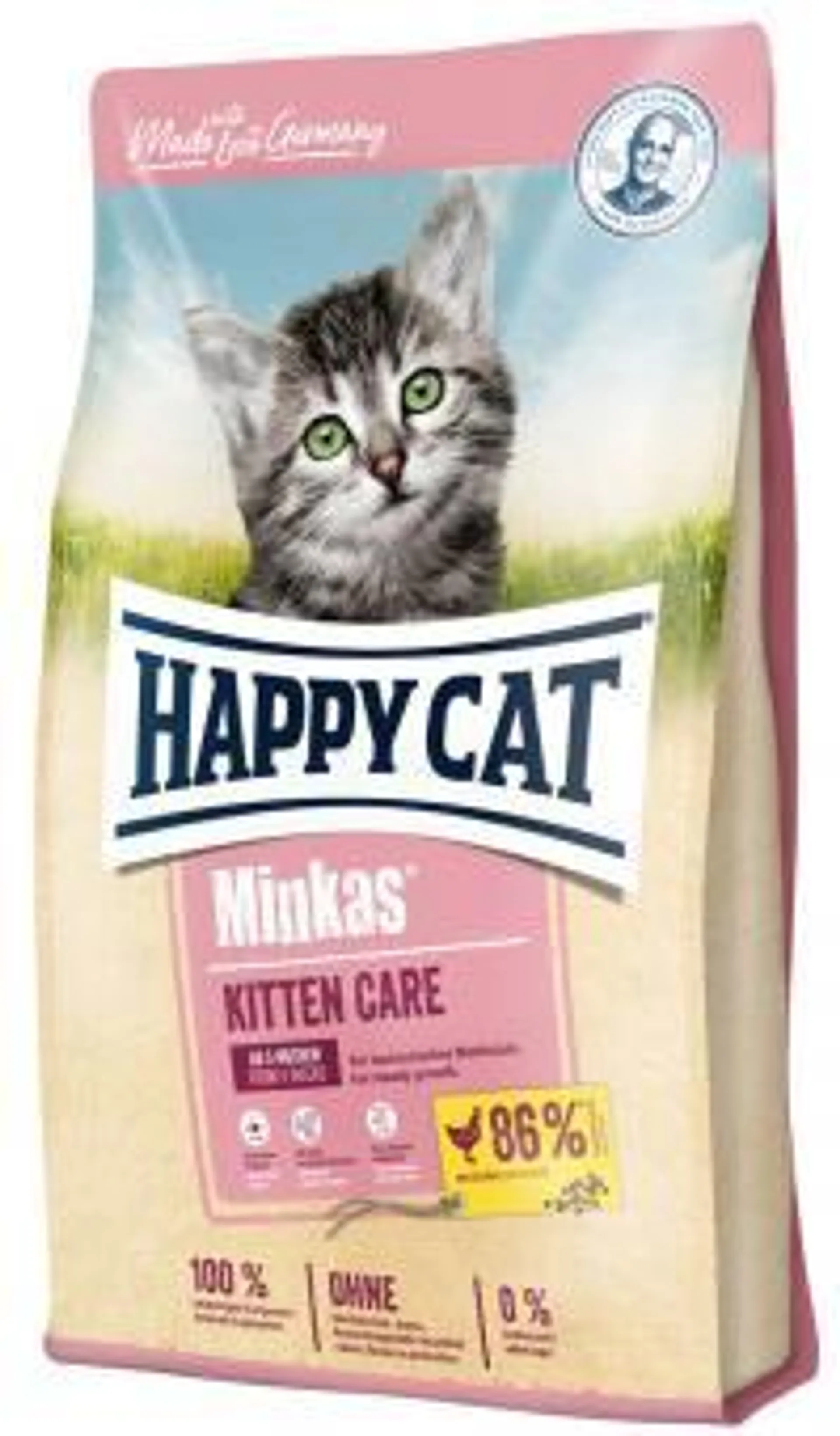 HAPPY CAT Minkas Kitten Care 1,5kg mit Geflügel