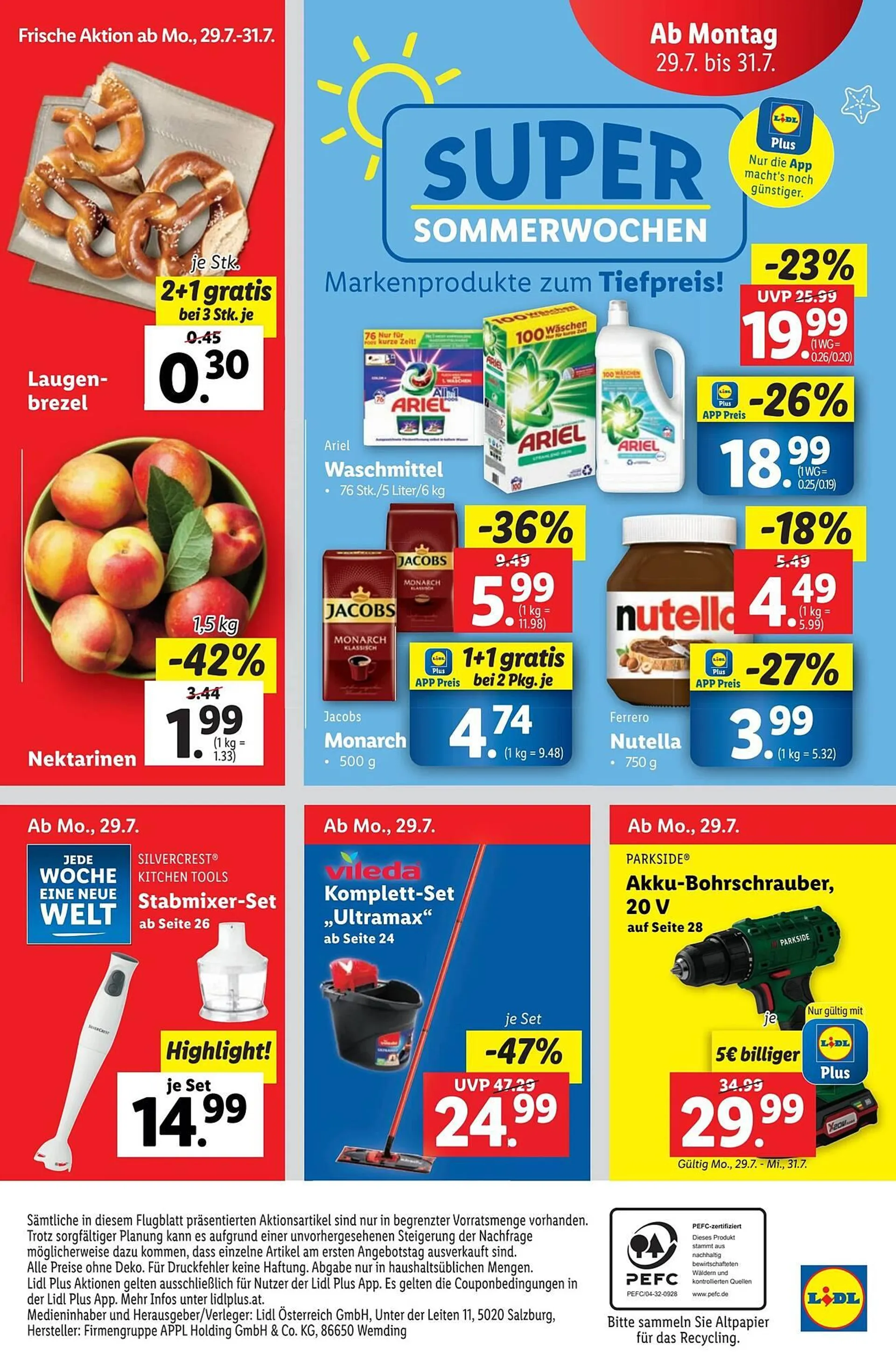 Lidl Flugblatt von 24. Juli bis 31. Juli 2024 - Flugblätt seite  40