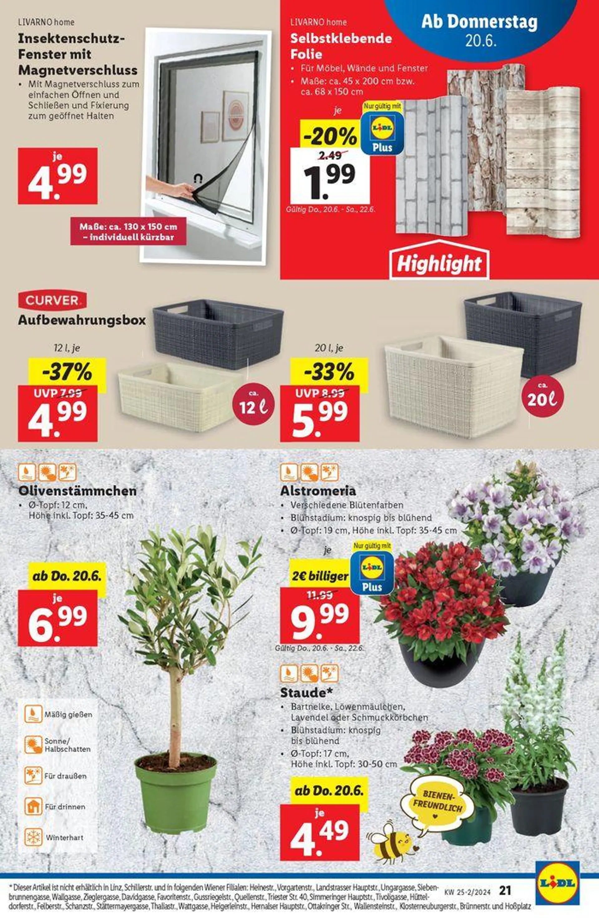 Flugblatt Lidl von 20. Juni bis 26. Juni 2024 - Flugblätt seite  21