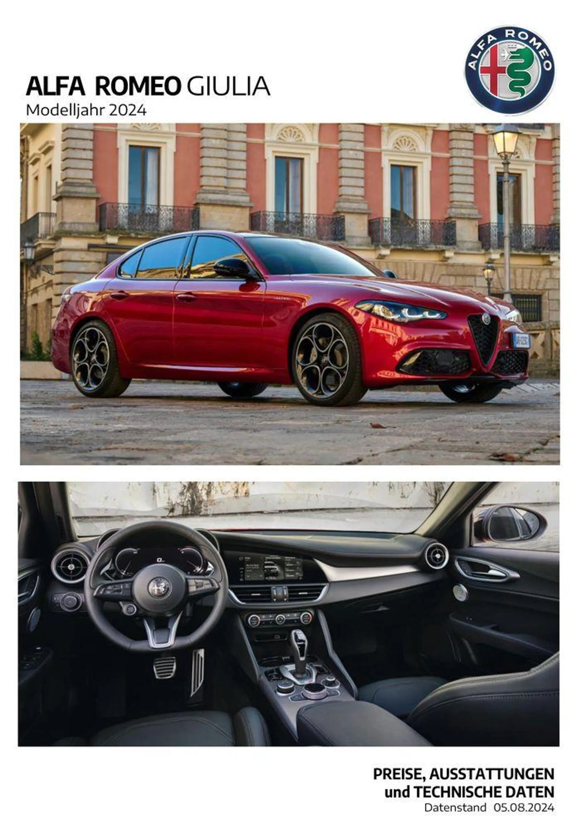 Alfa Romeo Giulia von 7. August bis 7. August 2025 - Flugblätt seite  1