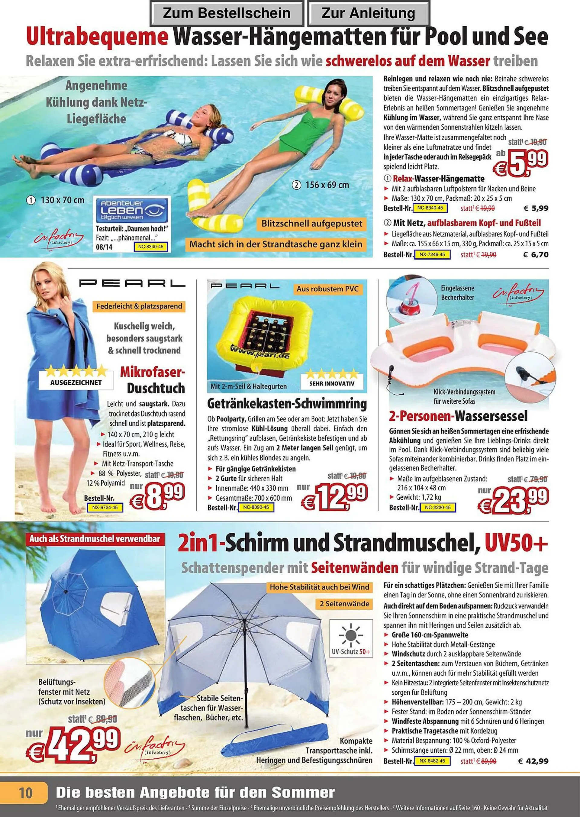 Pearl Flugblatt von 28. Juni bis 31. August 2024 - Flugblätt seite  10